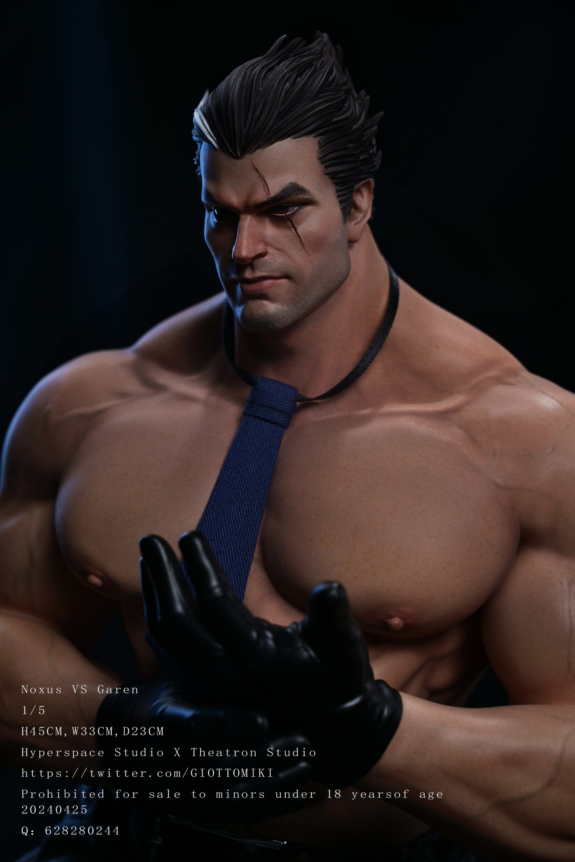 【Sold out】1/5 Scale Noxus VS Garen-League of Legends (LOL)-Hyperspace Studio X Theatron studio