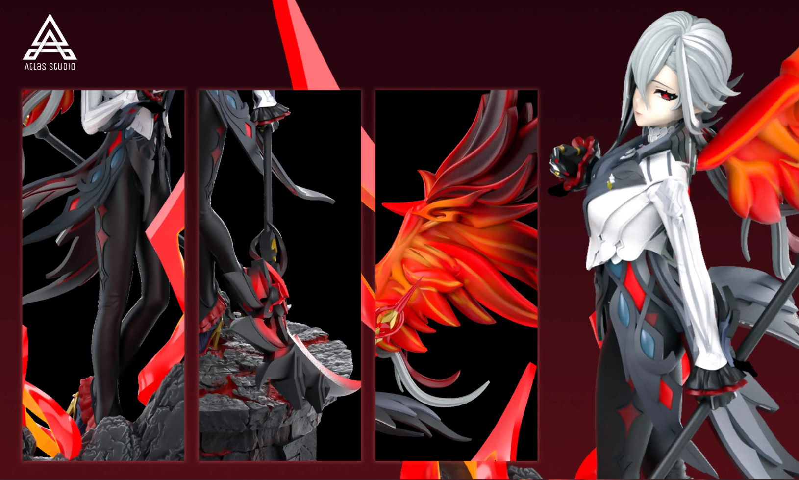 【Sold out】1/6 Scale Arlecchino-Genshin Impact-Atlas studio