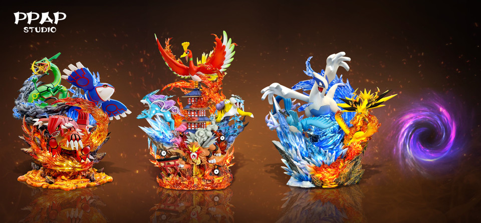 【Pre-sale】Ho-oH & Three Sacred with LED-Pokemon-PPAP Studio