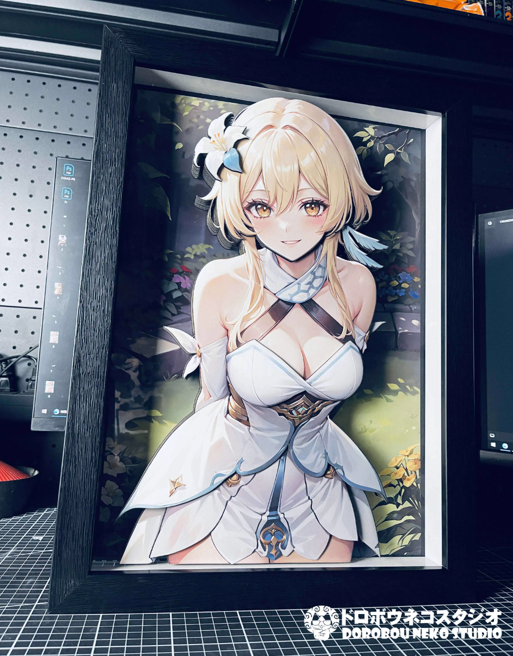 【In stock】DSGS-001 Decorative Painting of Lumine-Genshin Impact-Dorobou Neko Studio