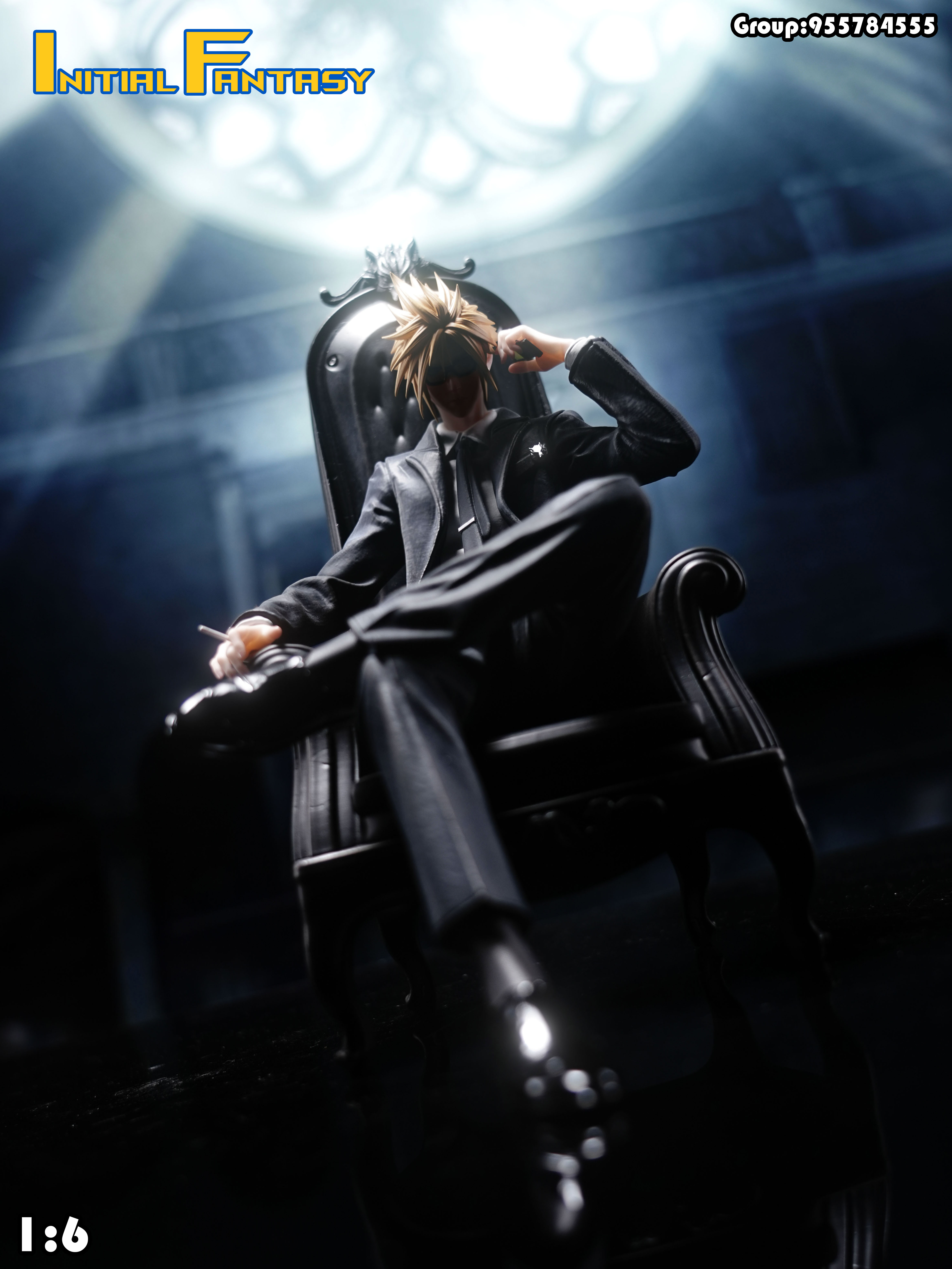 【Sold out】1/6 Scale Business Suit Thugs Cloud-Final Fantasy 7-Initial Fantasy Studio