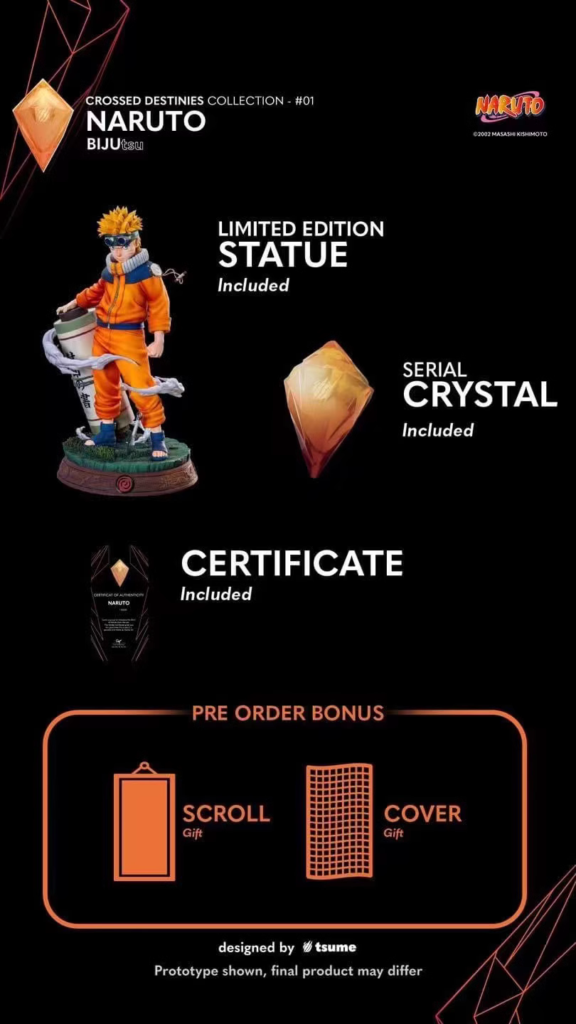 【Pre-sale】1/4 Scale Uchiha Sasuke & Uzumaki Naruto-TSUME BIJUtsu studio