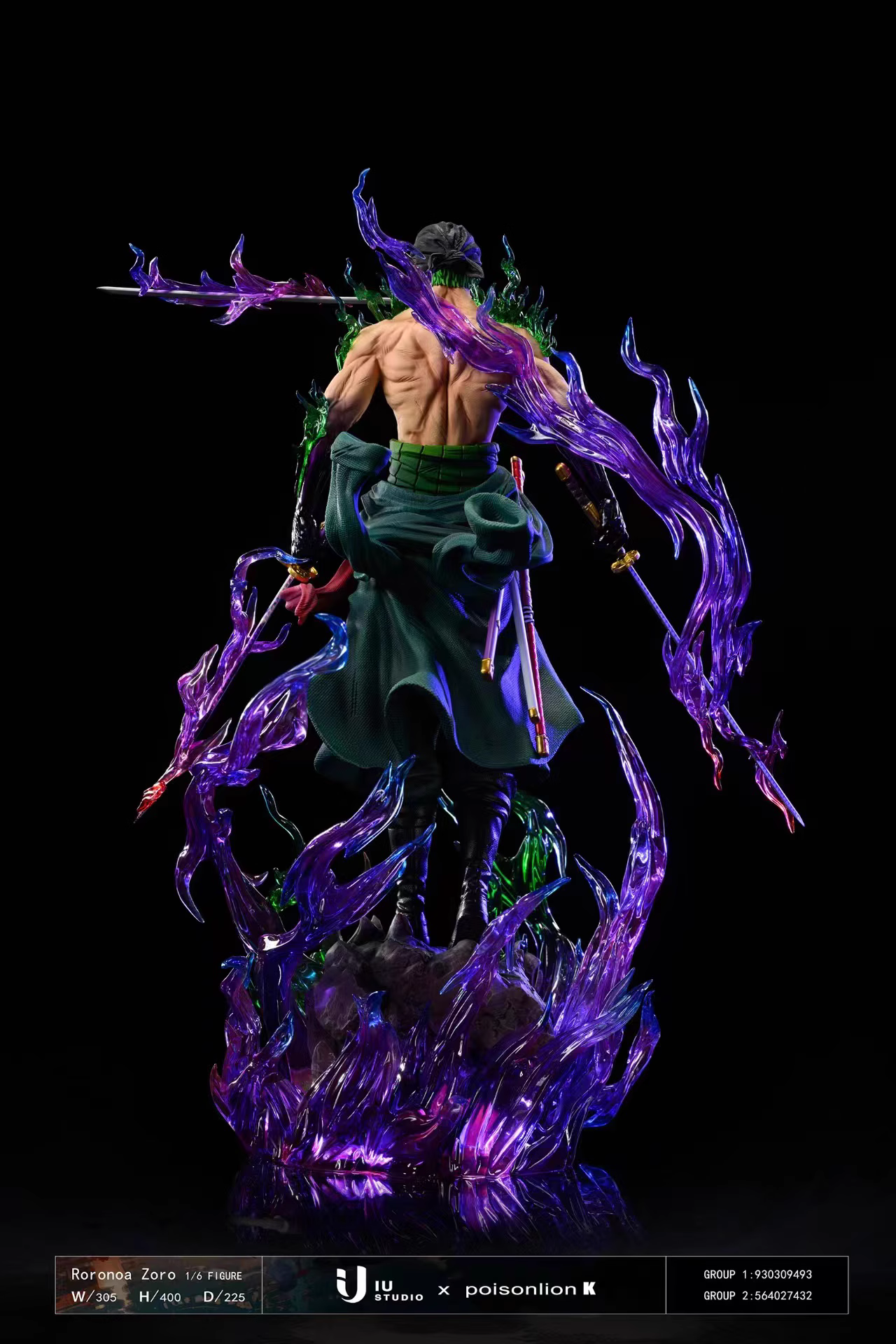 【Left one】1/6 Scale Battle Time Roronoa Zoro-IU Studio