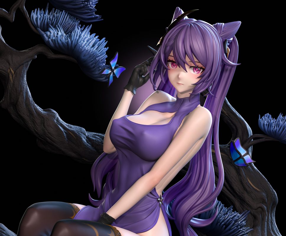 【Sold out】1/6 Scale B Version KeQing-Genshin Impact-LouLan studio