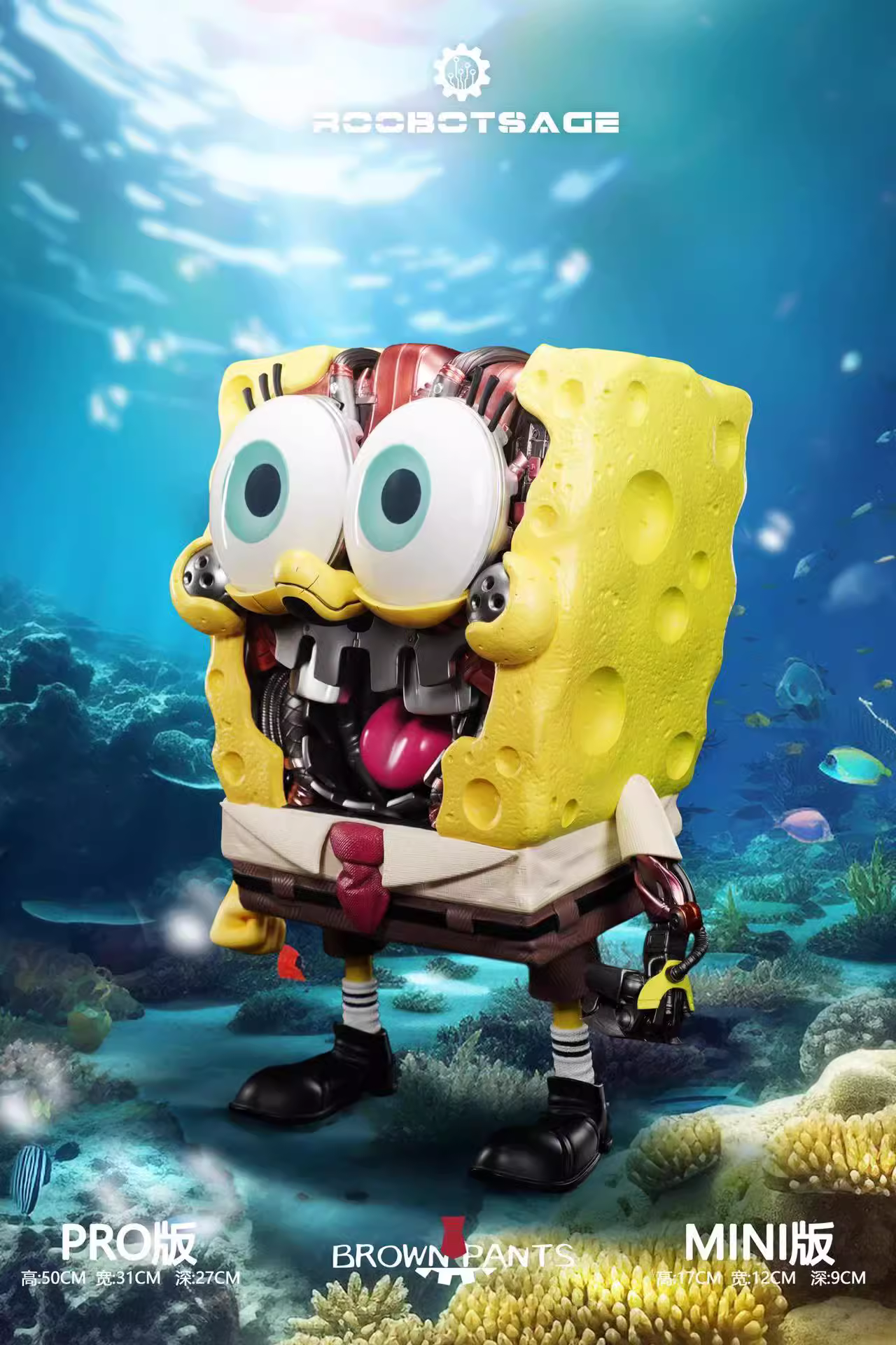 【Pre-sale】Mechanical SpongeBob SquarePants-SpongeBob SquarePants-ROBOTS AGE Studio