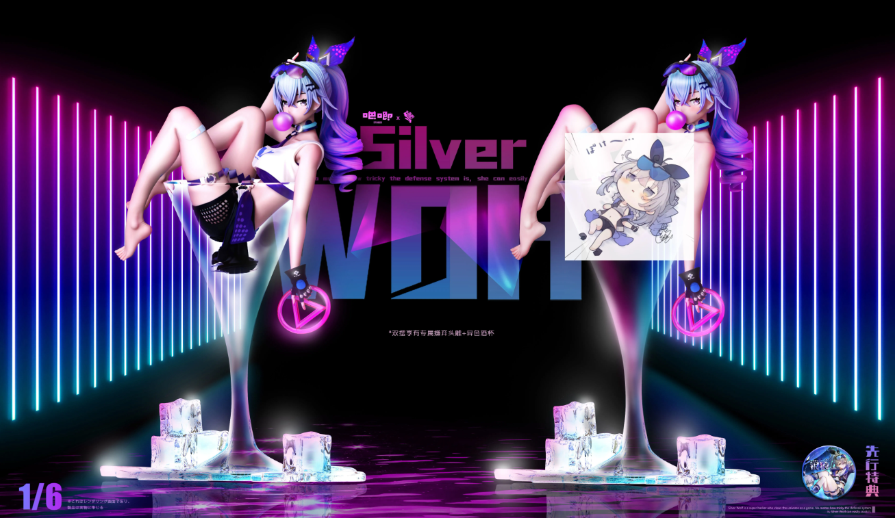 【Sold out 】1/6 Scale NO.1 Silver Wolf-Honkai: Star Rail-BaJi Studio