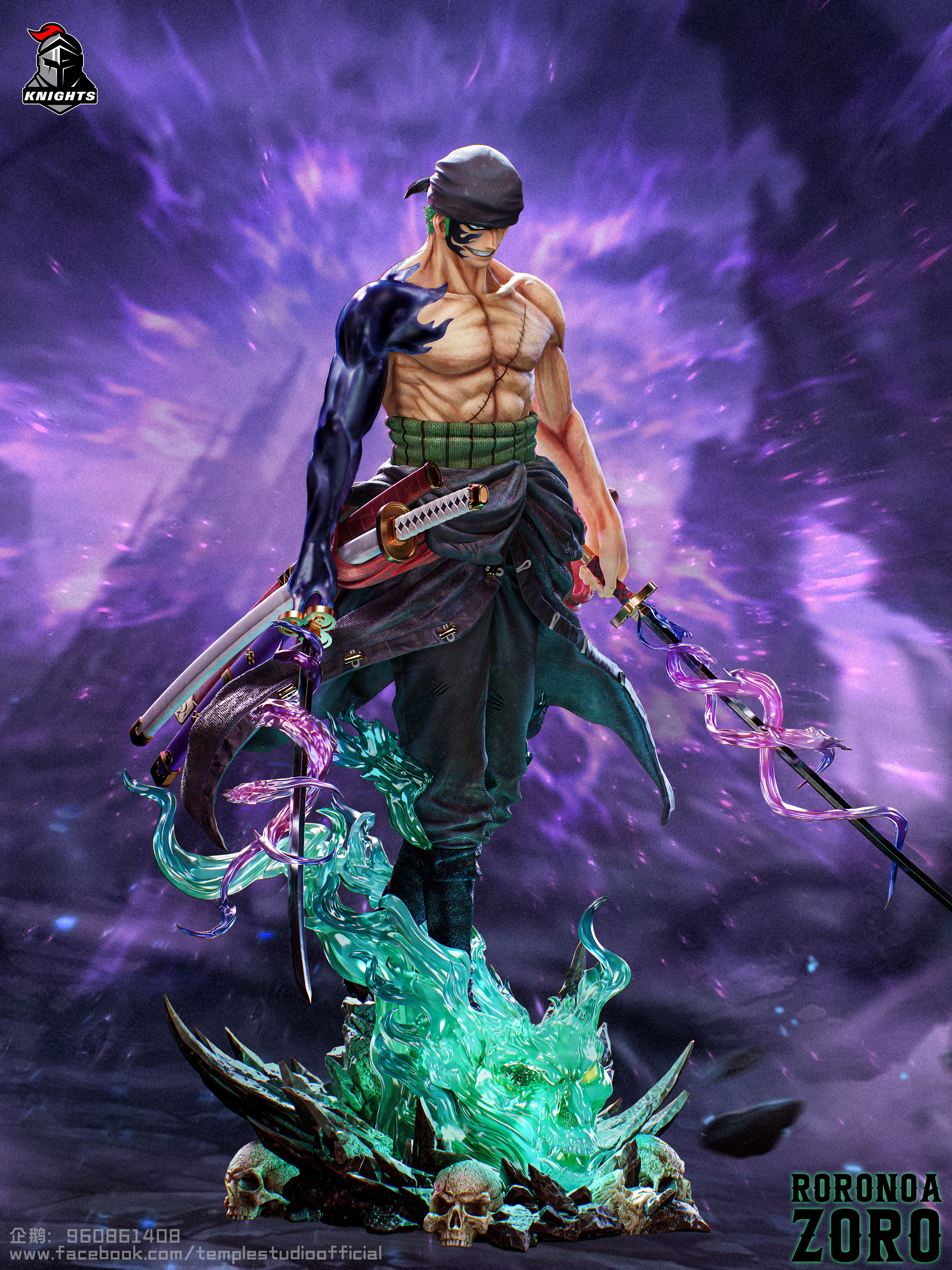 【Pre-sale】1/2, 1/4 & 1/6 Scale NO: 05 Roronoa Zoro-Temple Studio