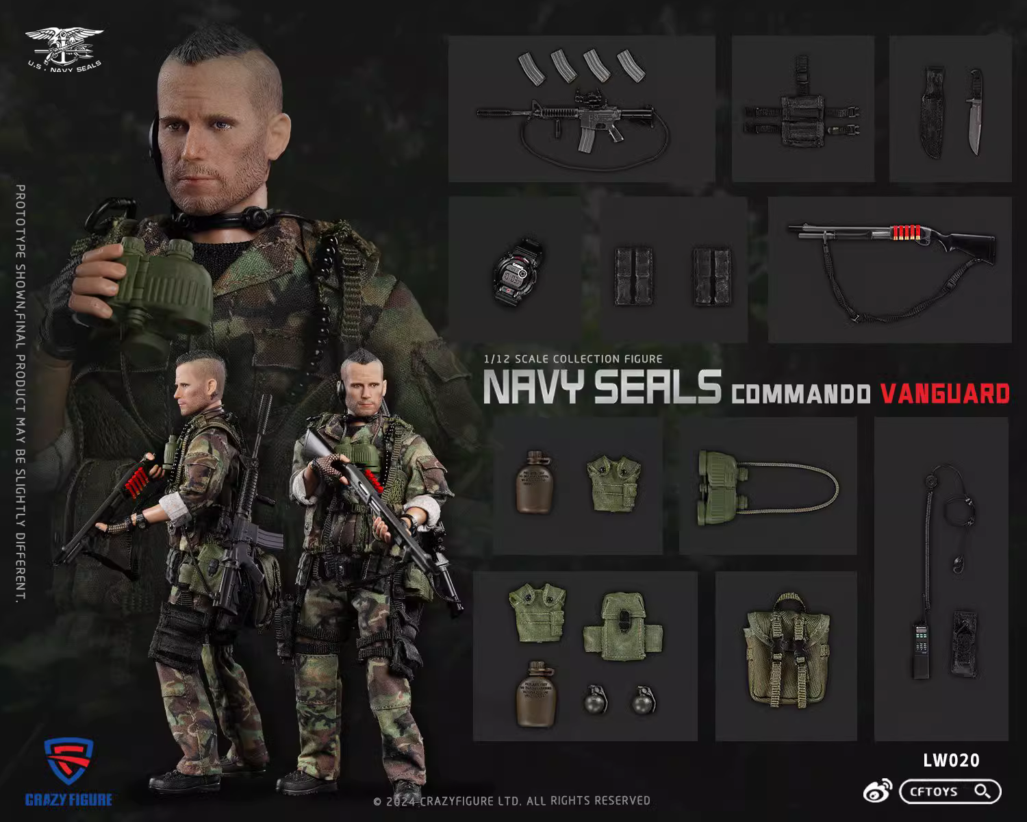 【Pre-sale】1/12 Scale Seal Special Forces-Other Series-CFTOYS Studio