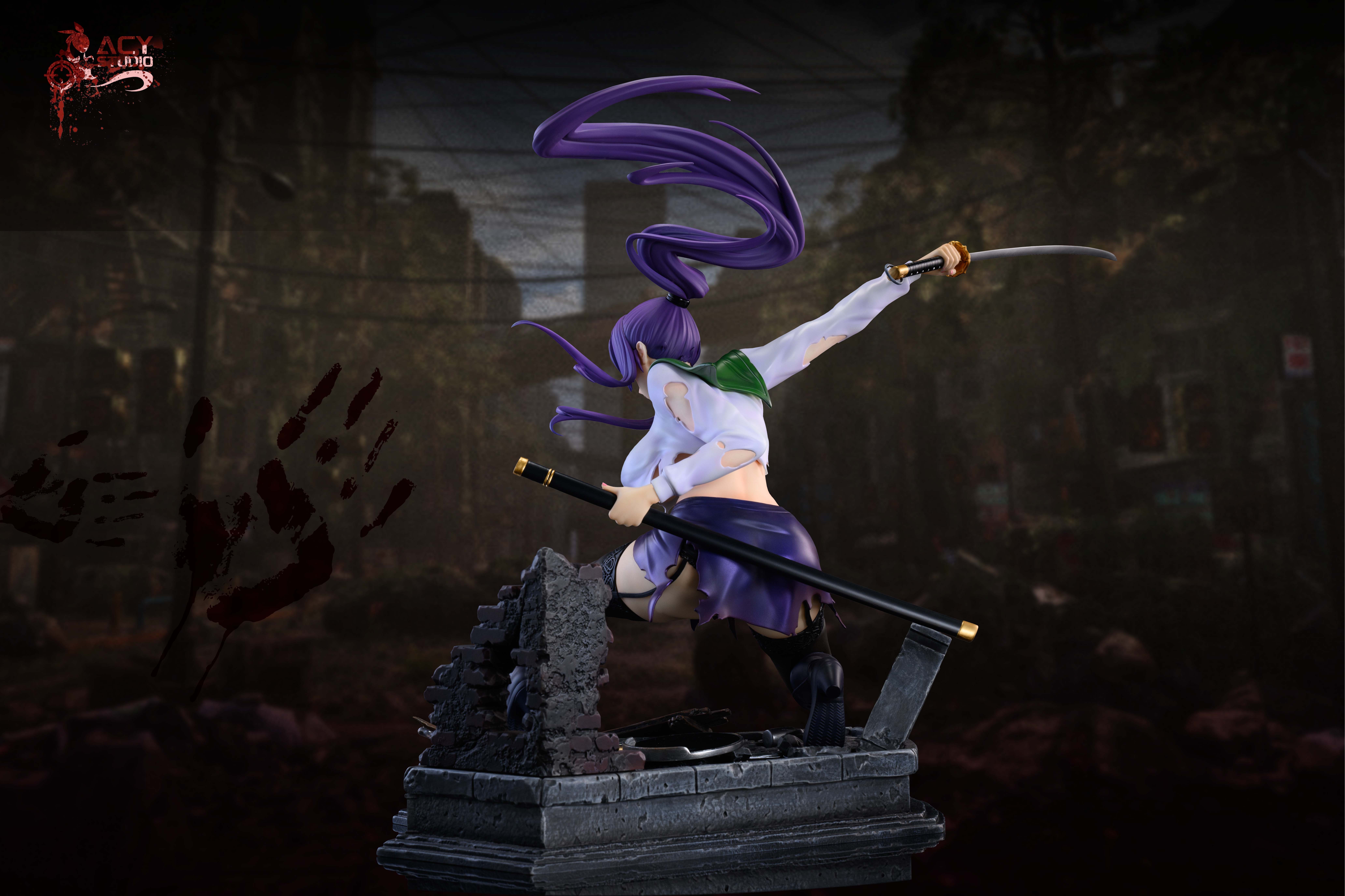 【Pre-sale】1/4 Scale Busujima Saeko-HIGHSCHOOL OF THE DEAD-Acy Studio