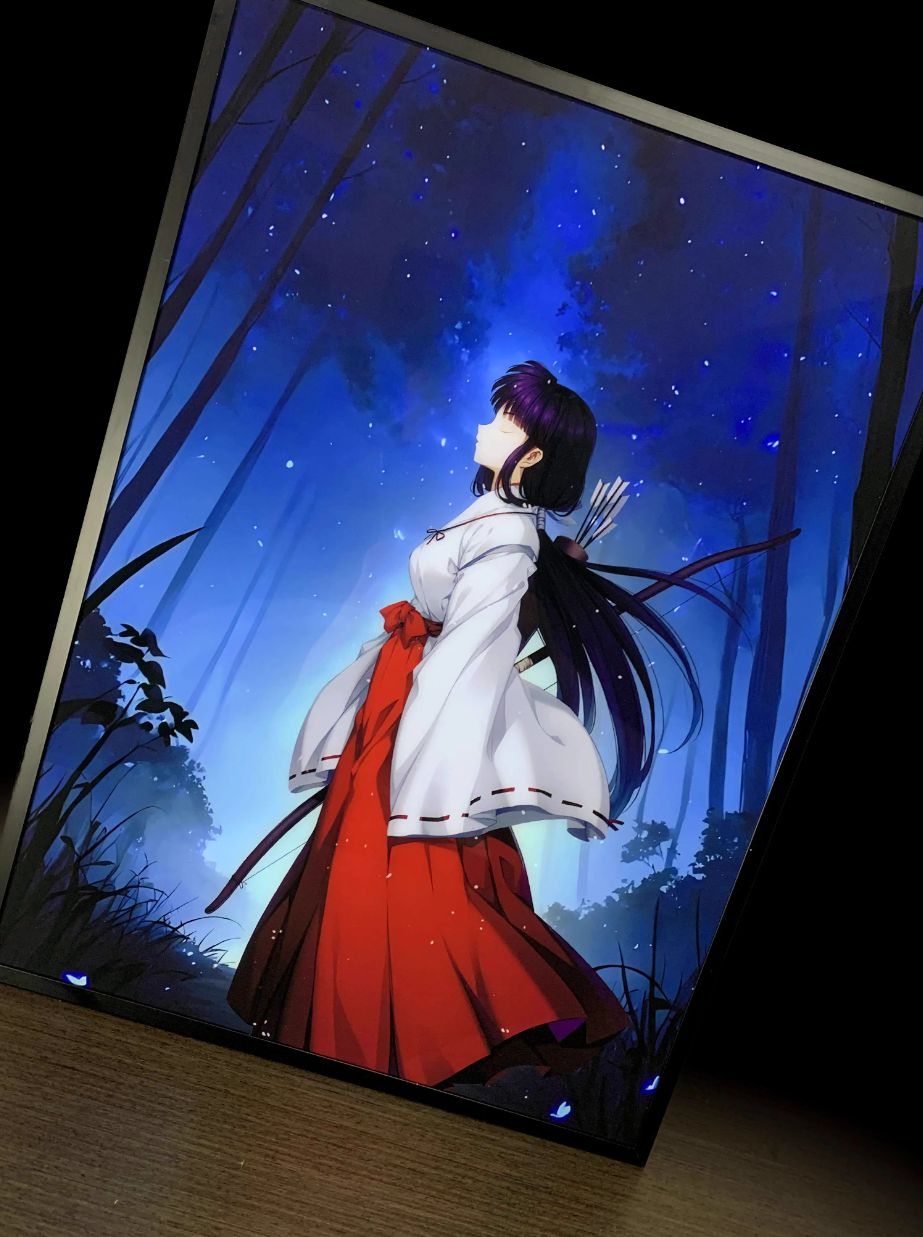【In stock】Decorative Painting of Kikyō-Inuyasha-MOMO Studio