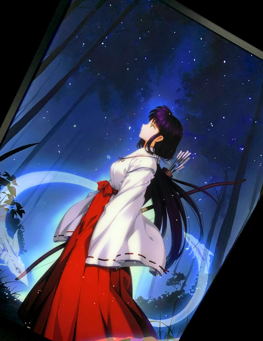 【In stock】Decorative Painting of Kikyō-Inuyasha-MOMO Studio