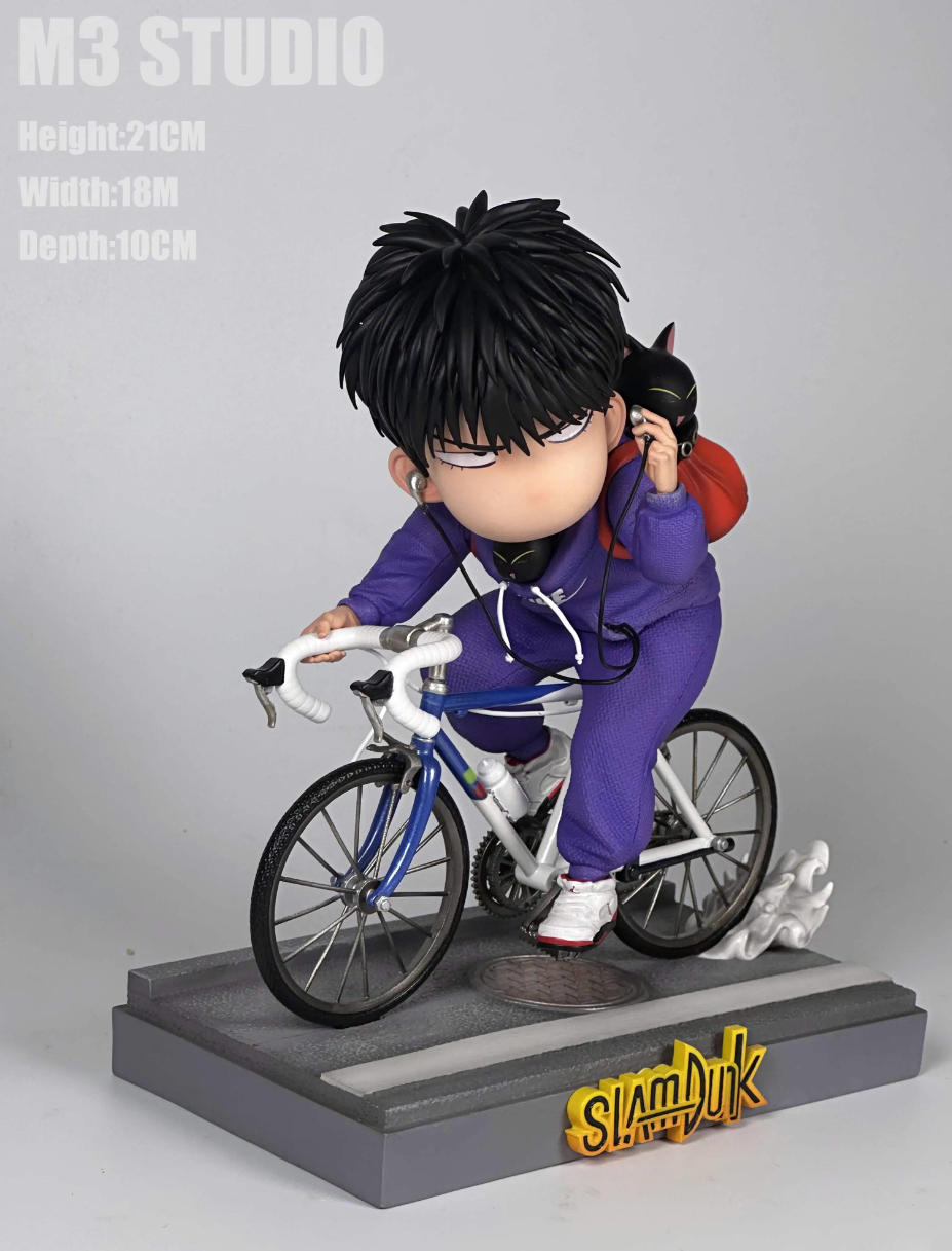 【Pre-sale】Q Version Riding Rukawa Kaede-Slam Dunk-M3 Studio