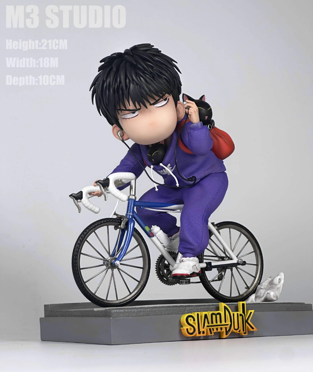【Pre-sale】Q Version Riding Rukawa Kaede-Slam Dunk-M3 Studio
