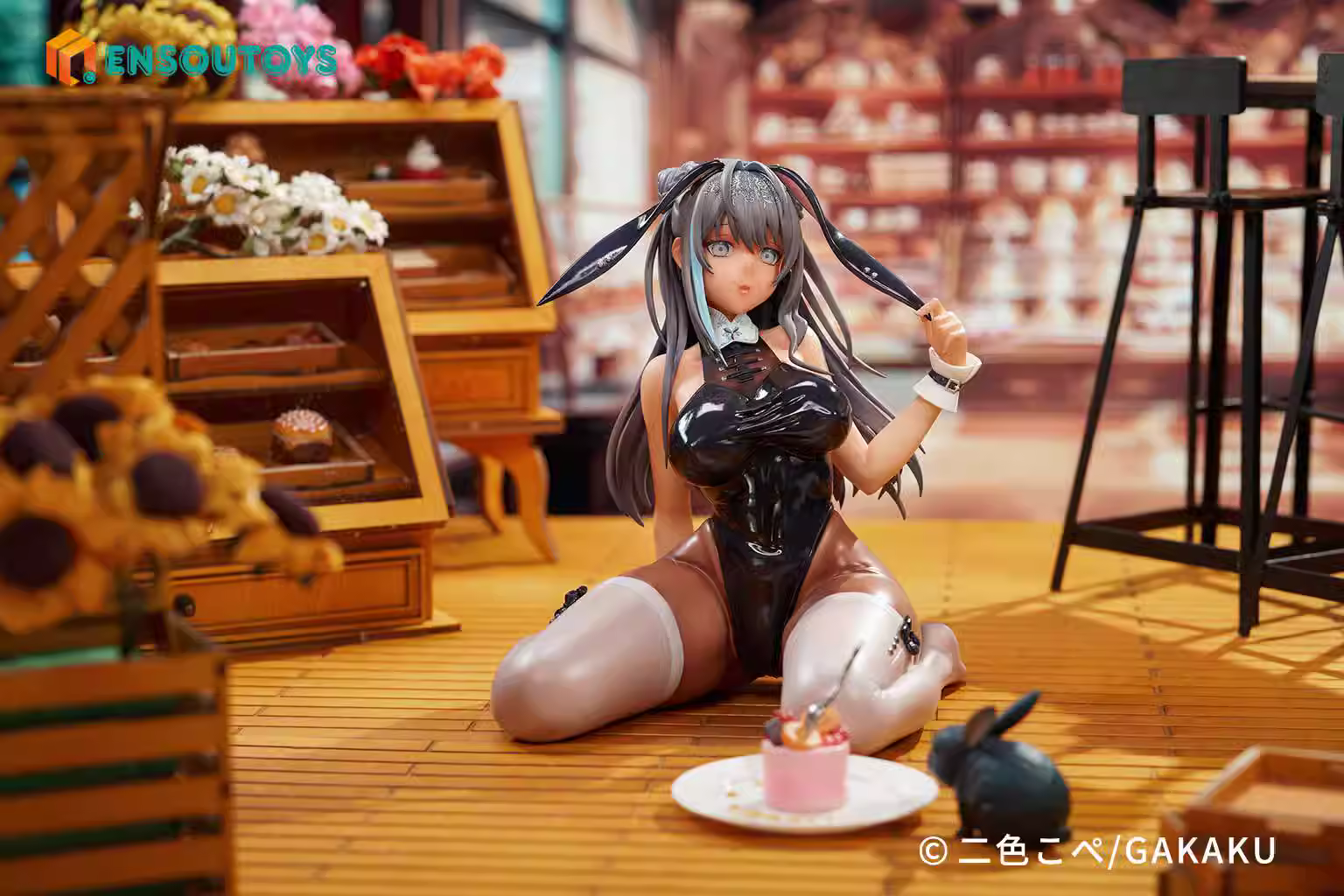 【Pre-sale】1/5 Scale Black Bunny Sexy Girl-Other Series-ENSOUTOYS Studio