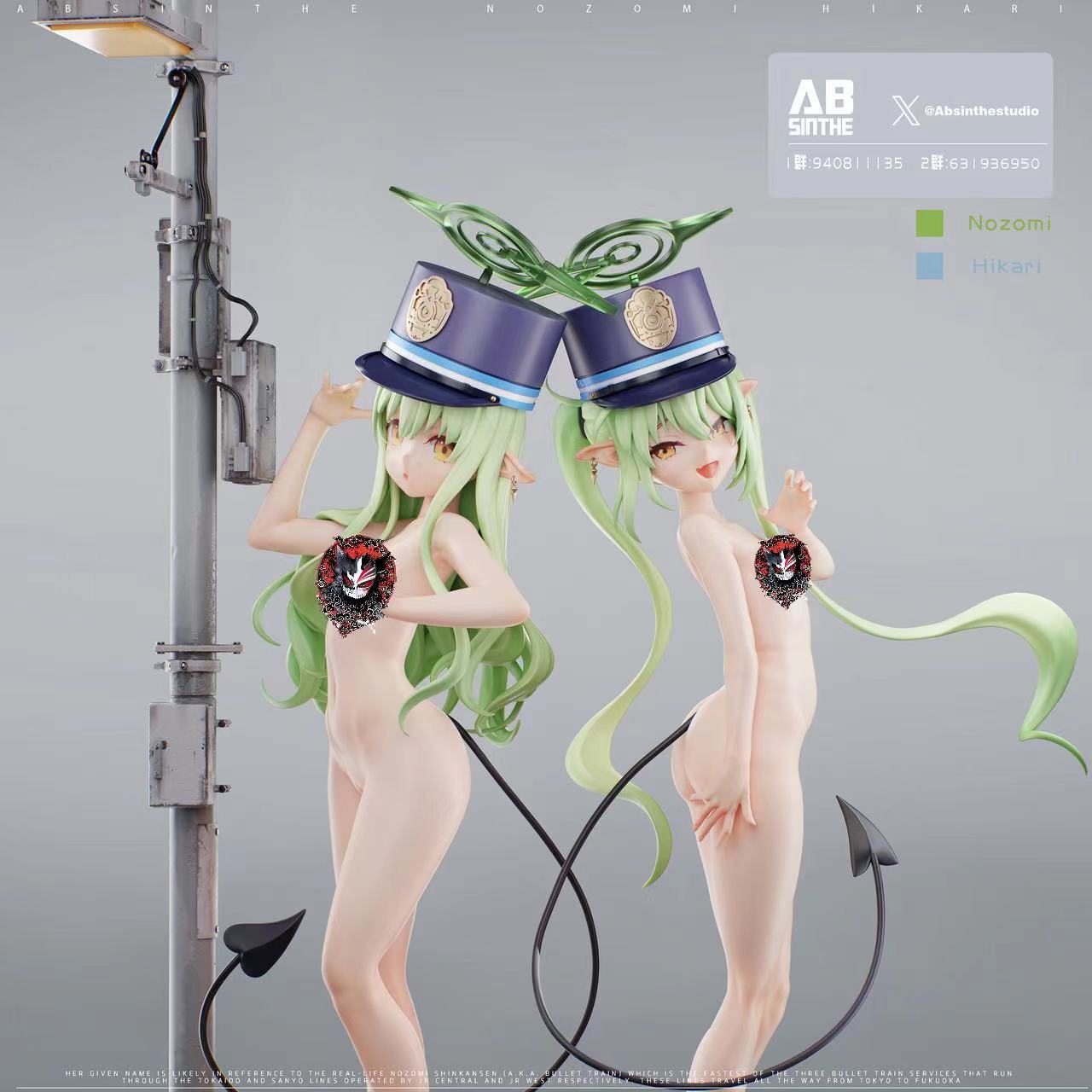 【Sold out】1/6 Scale Nozomi & Hikari-Blue Archive-ABSinthe Studio