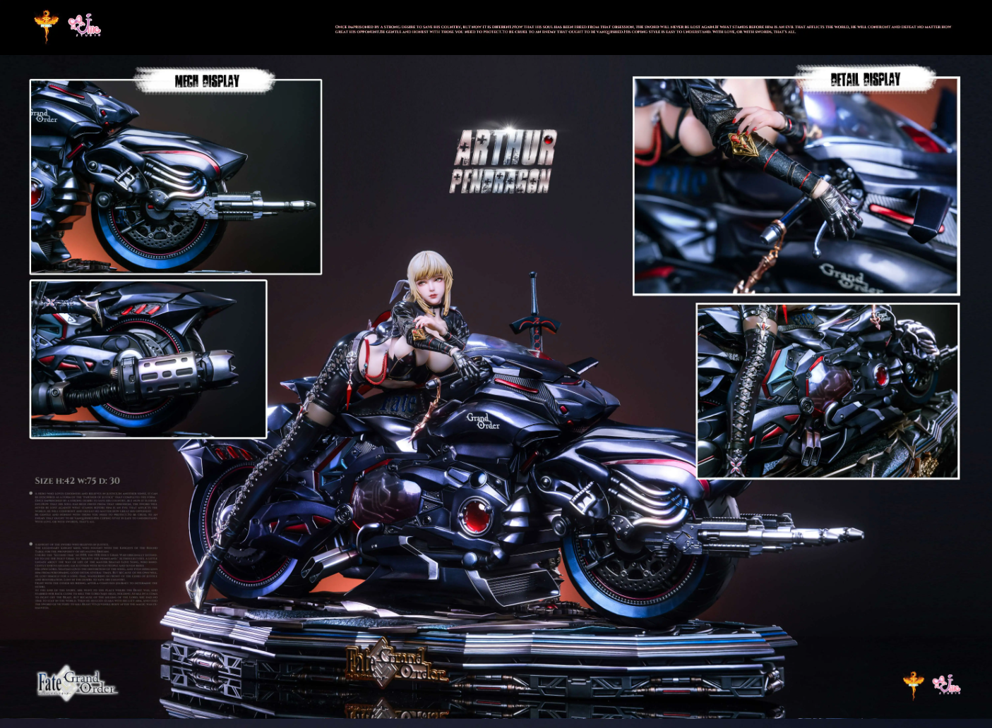 【Pre-sale】1/4 Scale Motorcycle Altria Pendragon-Fate/stay night-DT&UME-Studios