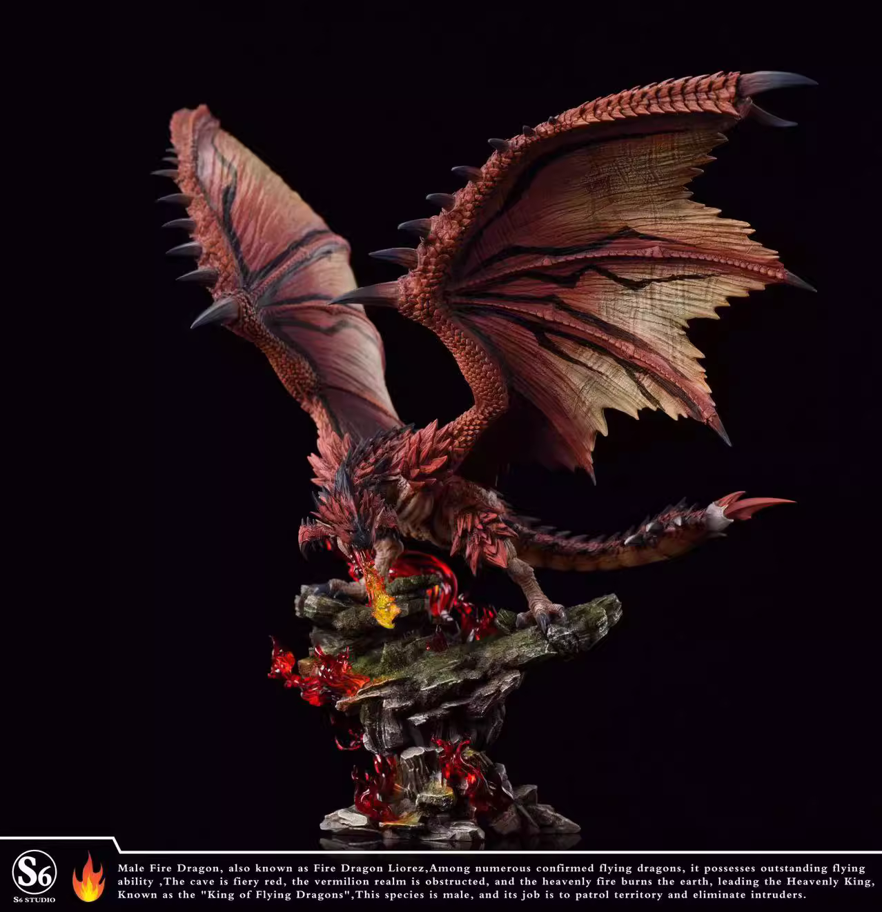 【Sold out】Male Fire Dragon-Monster Hunter-S6 Studio
