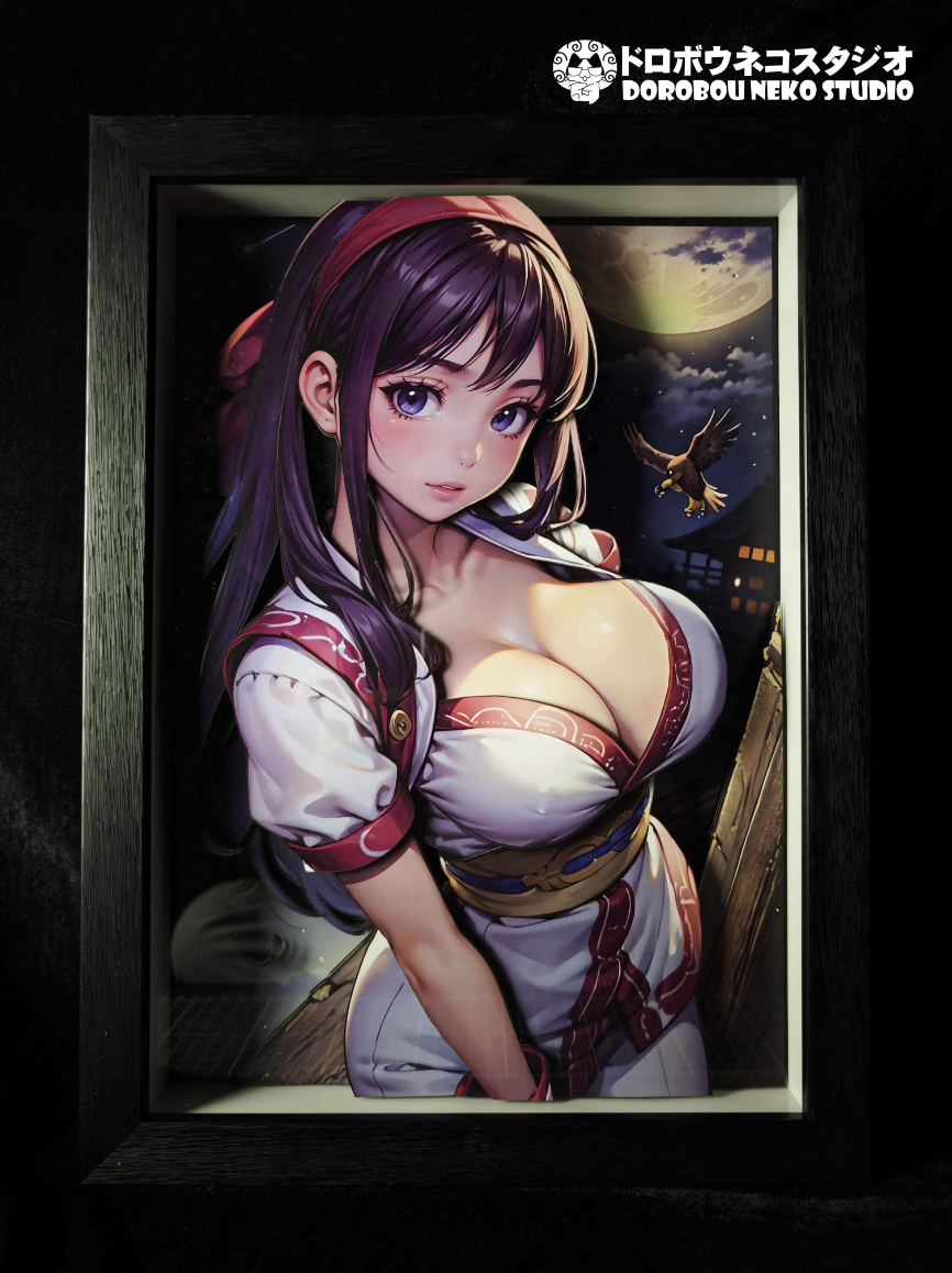 【In stock】DSMG-089 Decorative Painting of Nako Ruru-Samurai Shodown / Samurai Spirits-Dorobou Neko Studio