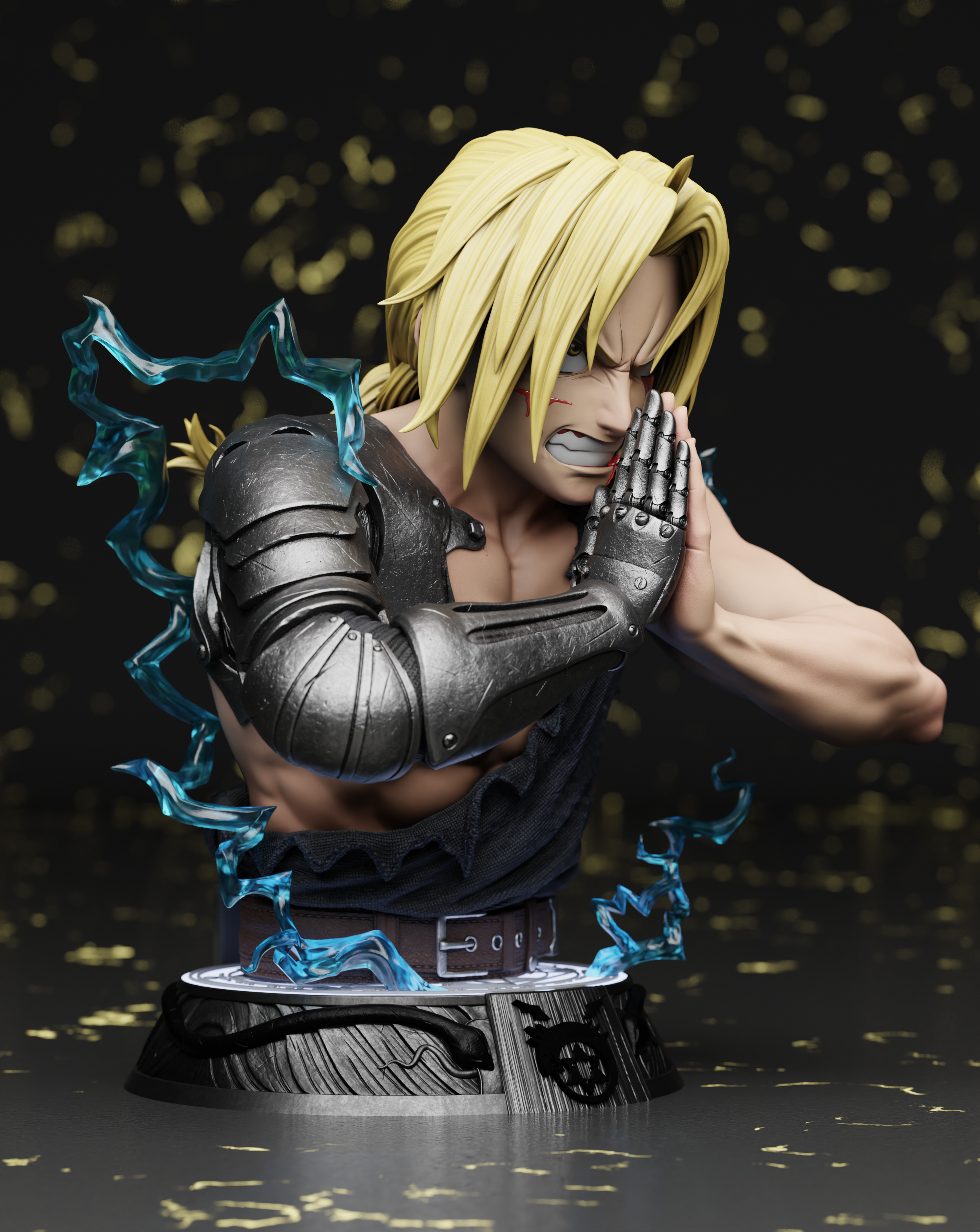 【Sold out】1/1 Scale Bust of Brotherhood Edward Elric-Fullmetal Alchemist-Zenkai Studio