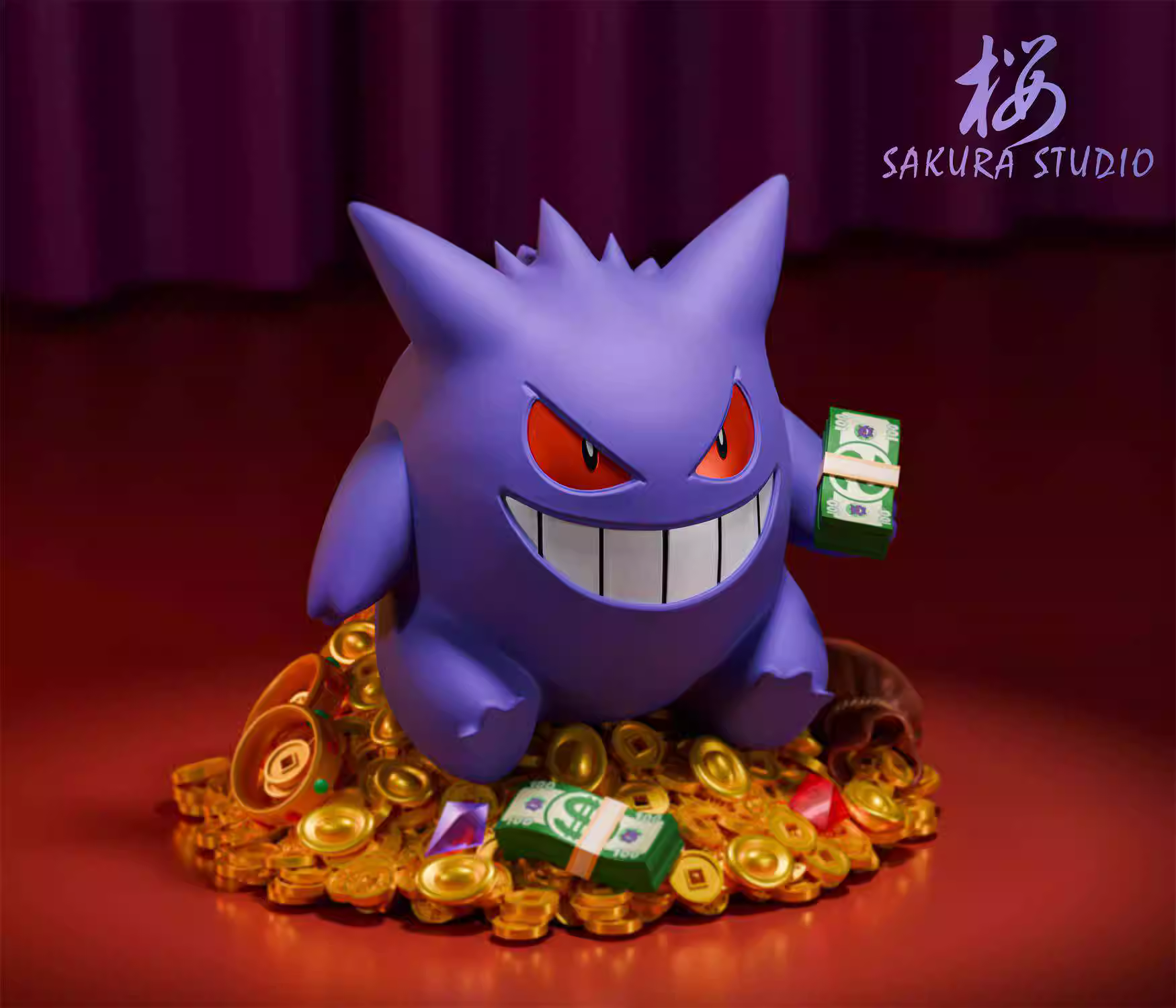 【Pre-sale closed】Rich Gengar-Pokemon-SAKURA Studio