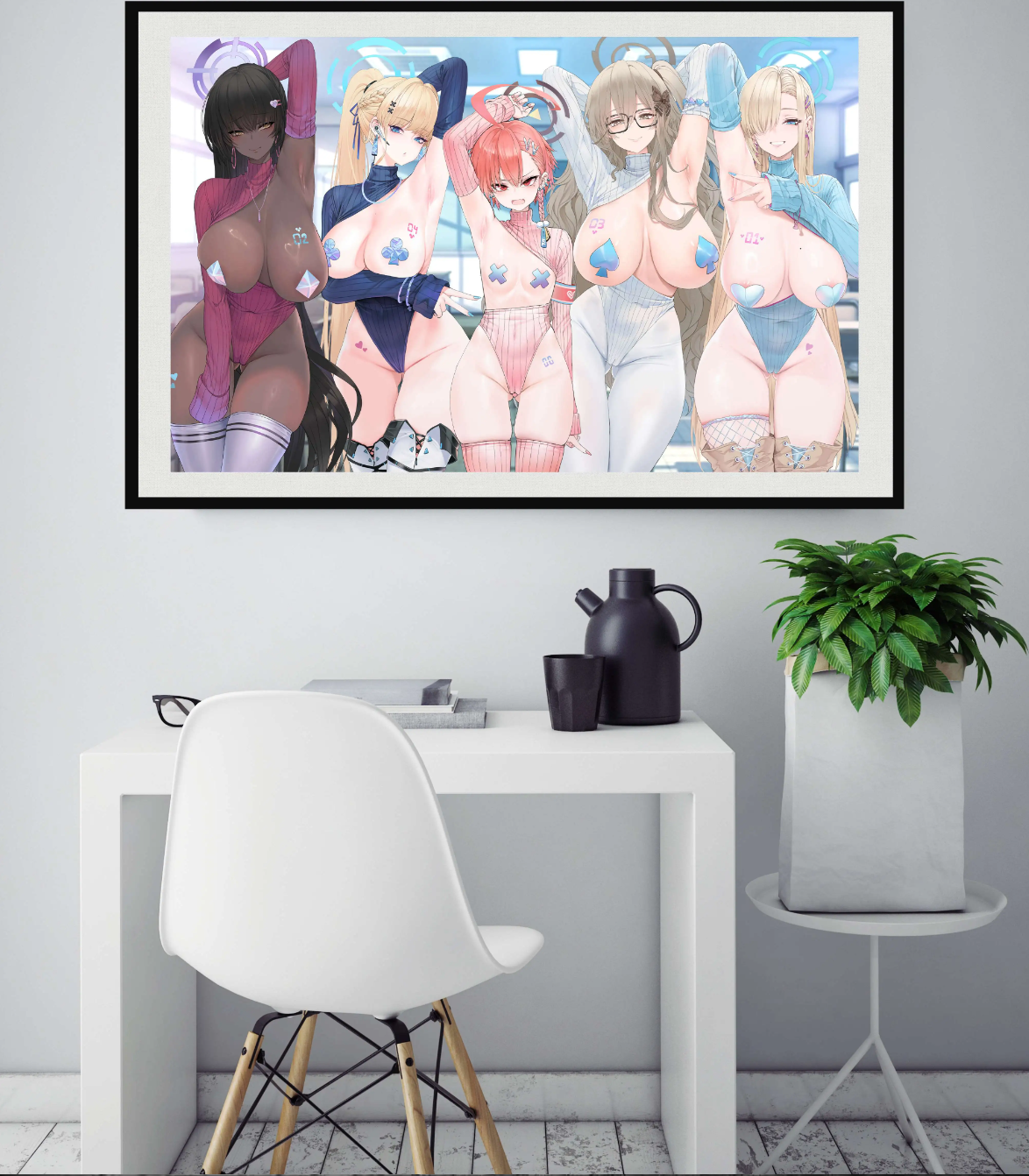 【In stock】Decorative Painting of Sweater Show-Blue Archive-GKMJZ Studio