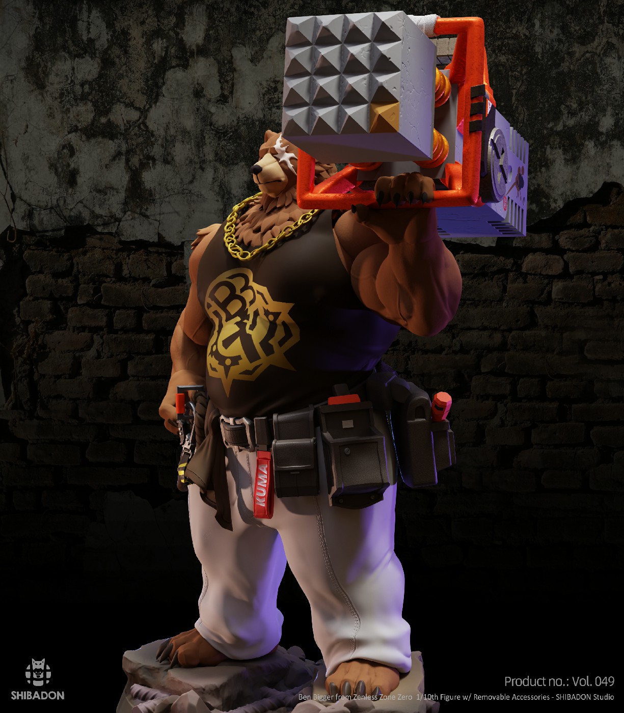 【Sold out】1/10 Scale Ben Bigger-Zenless Zone Zero-Shibadon Studio