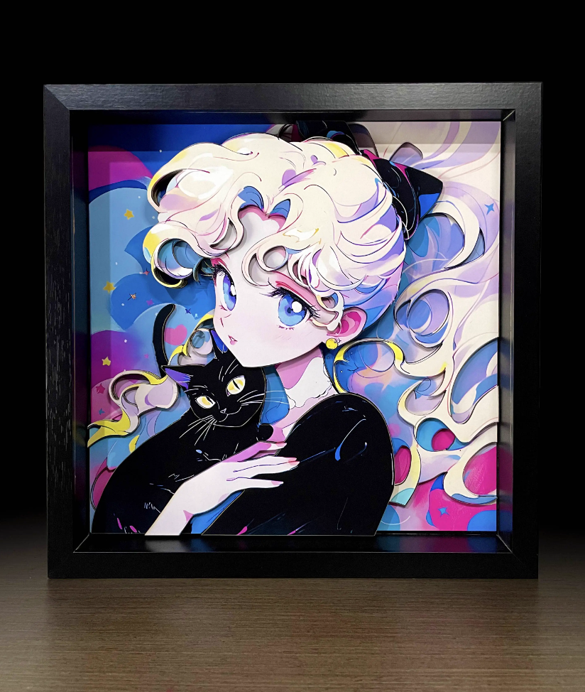 【In stock】Decorative Painting of Tsukino Usagi-Sailor Moon-MOMO Studio