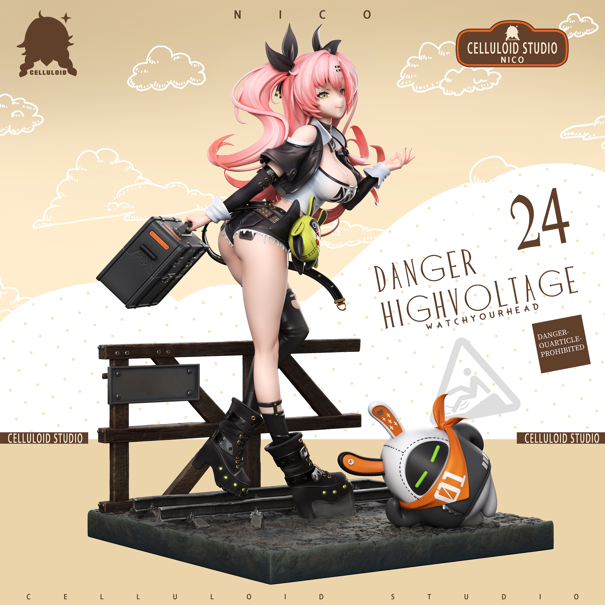【Pre-sale】1/6 Scale Nicole Demara With LED-Zenless Zone Zero-Celluloid Studio