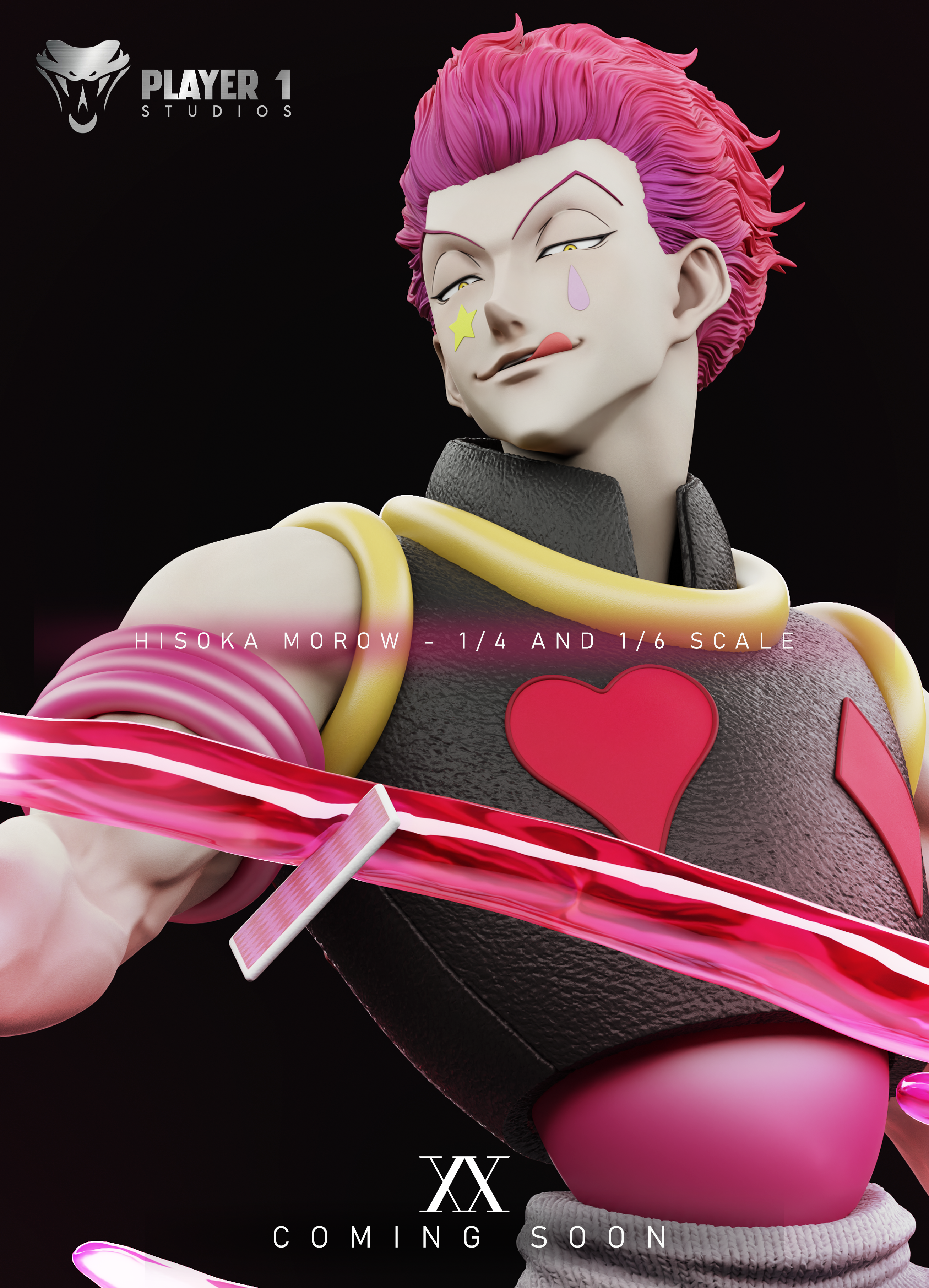【Pre-sale】1/6 & 1/4 Scale Hisoka-HUNTER×HUNTER-Player 1 Studio