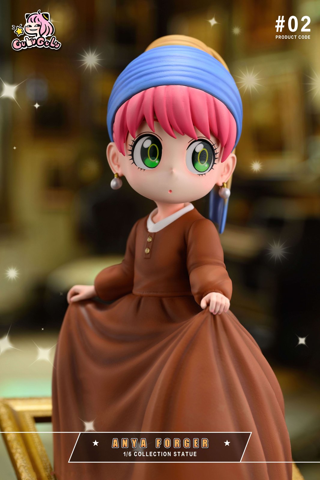 【Pre-sale】Girl With A Pearl Earring Cosplay Anya Forger-GULUGULU Studio