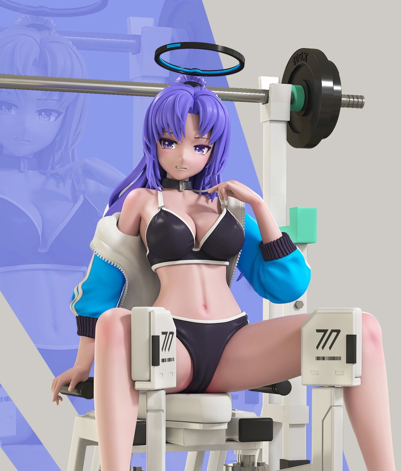 【Pre-sale】1/6 Scale GYM Ver. Hayase Yuuka-Blue Archive-MAYA Studio