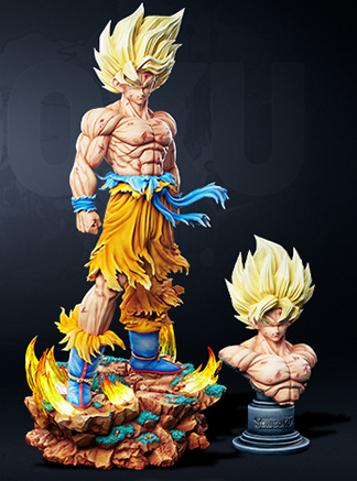 【Pre-sale】1/6 & 1/4 & 1/2 Scale First Meet Super Saiyan Son Goku-∞ Studio