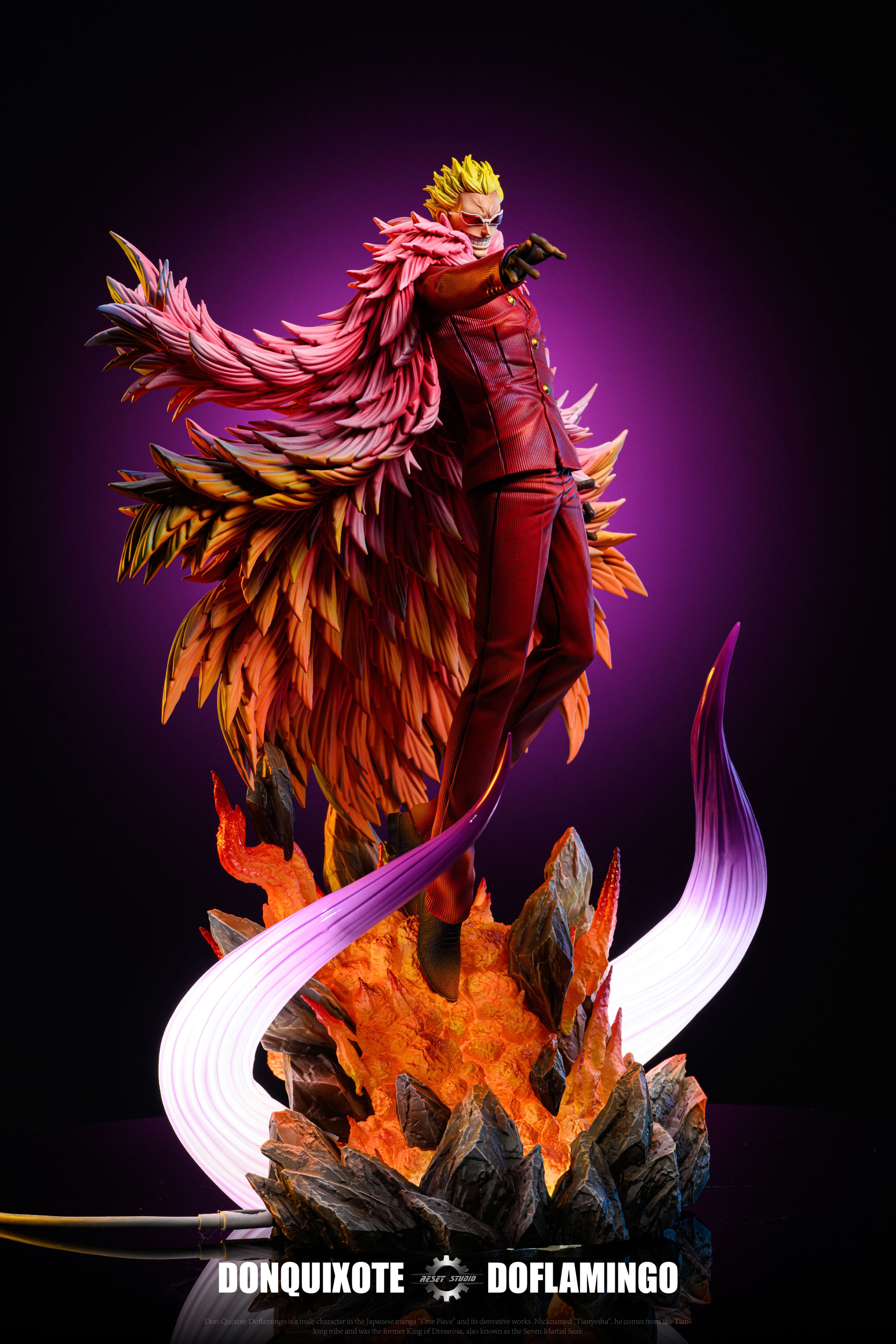 【Sold out】POP Scale Holy Bullet Donquixote Doflamingo with LED-Reset Studio