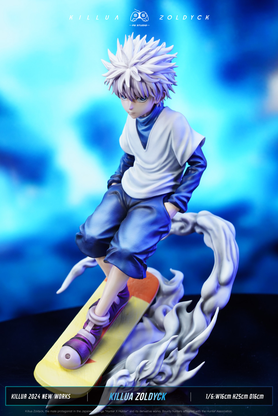 【Pre-sale】1/6 Scale Skateboard Killua Zoldyck-HUNTER X HUNTER-PG Studio