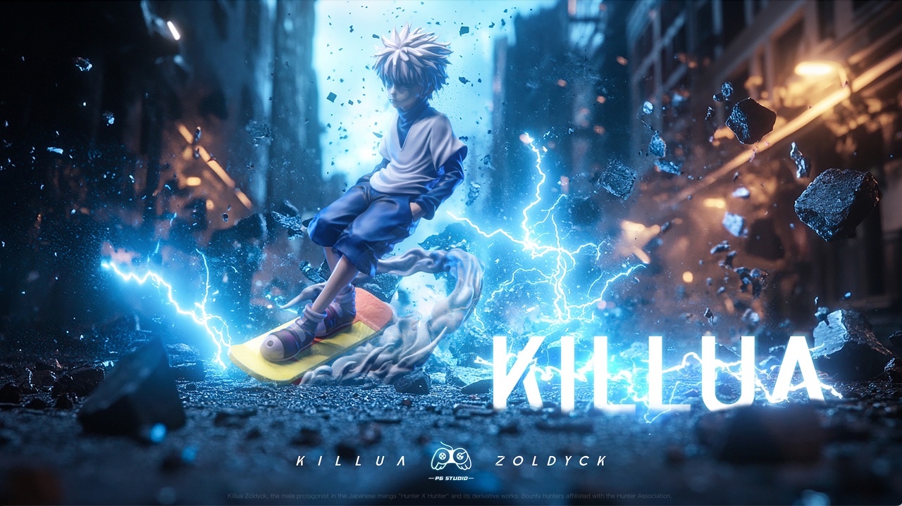 【Pre-sale】1/6 Scale Skateboard Killua Zoldyck-HUNTER X HUNTER-PG Studio