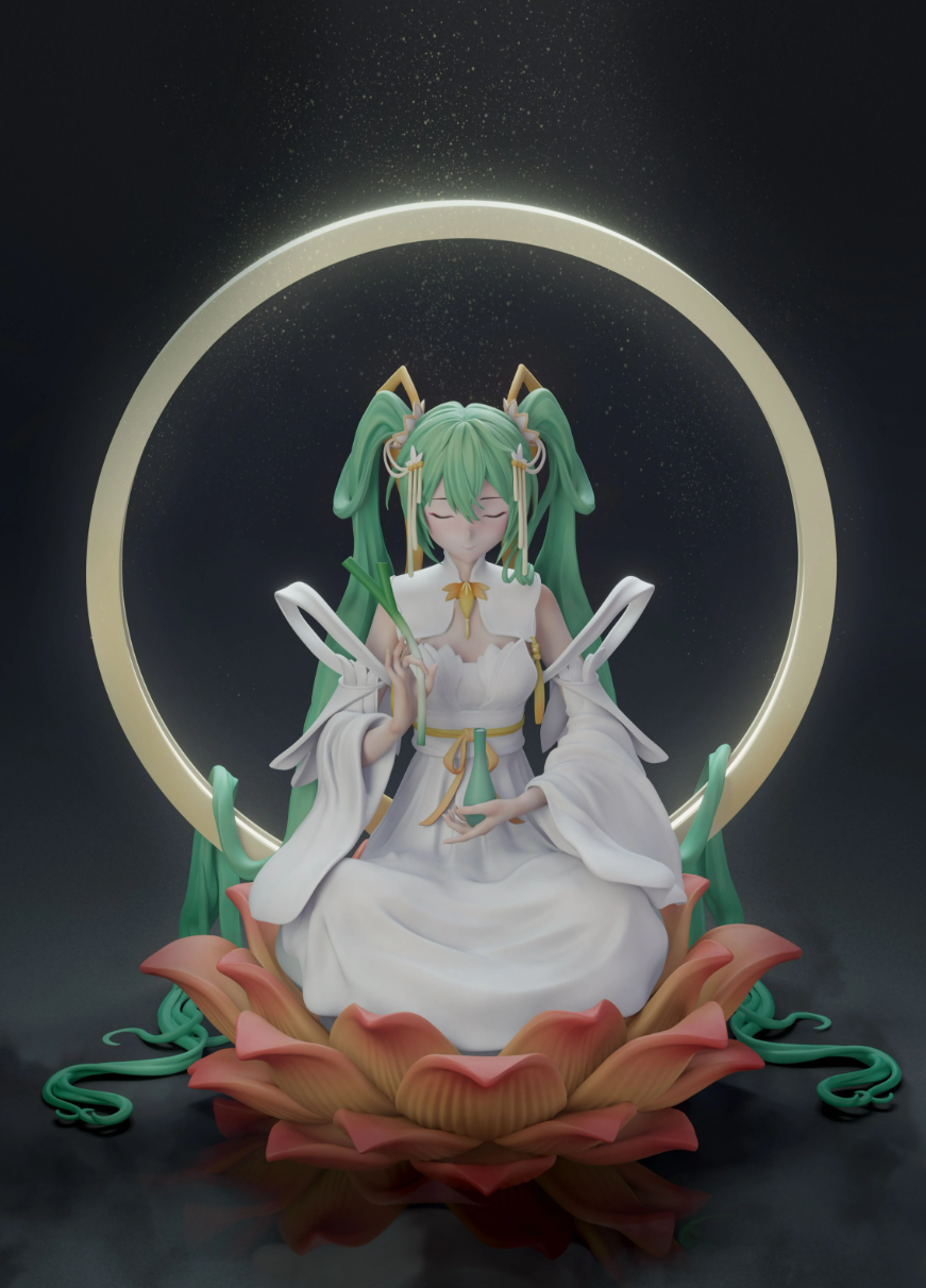 【Pre-sale】1/6 Scale Guanyin Hatsune Miku-VOCALOID-ChaoShe Studio