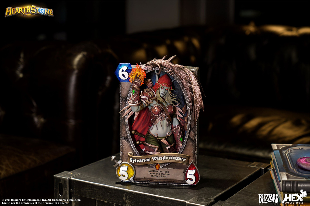 【Pre-sale】Sylvanas Windrunner 3D Art Frame-HearthStone: Heroes of Warcraft-Hex Collectibles Studio