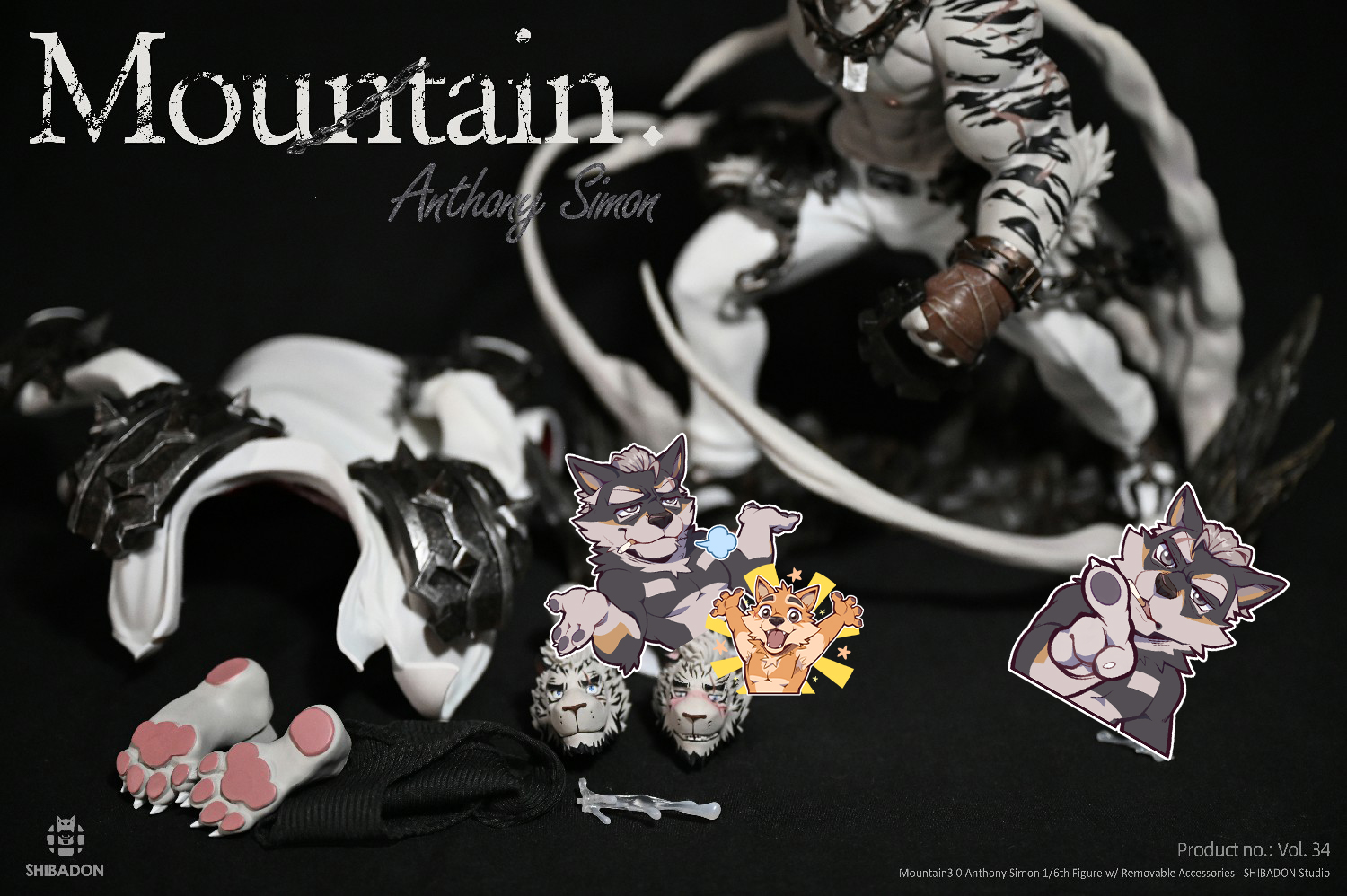【Last one】1/8 Scale Mountain 3.0-Anthony Simon-Shibadon Studio