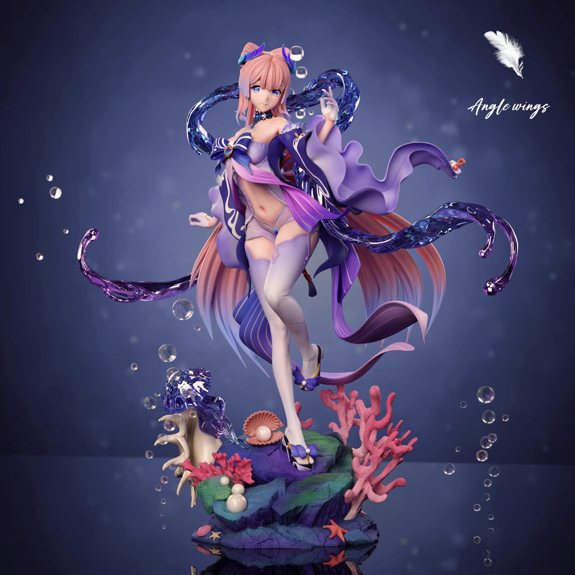 【Pre-sale】1/6 Scale Sangonomiya Kokomi-Genshin Impact-Angle Wings Studio