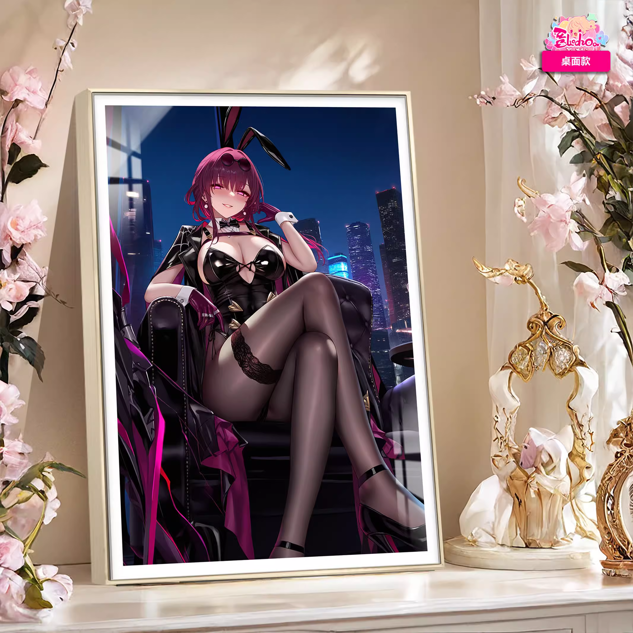 【In stock】Decorative Painting of Bunny Girl Kafka-Honkai: Star Rail-AMiaoHuaShe Studio