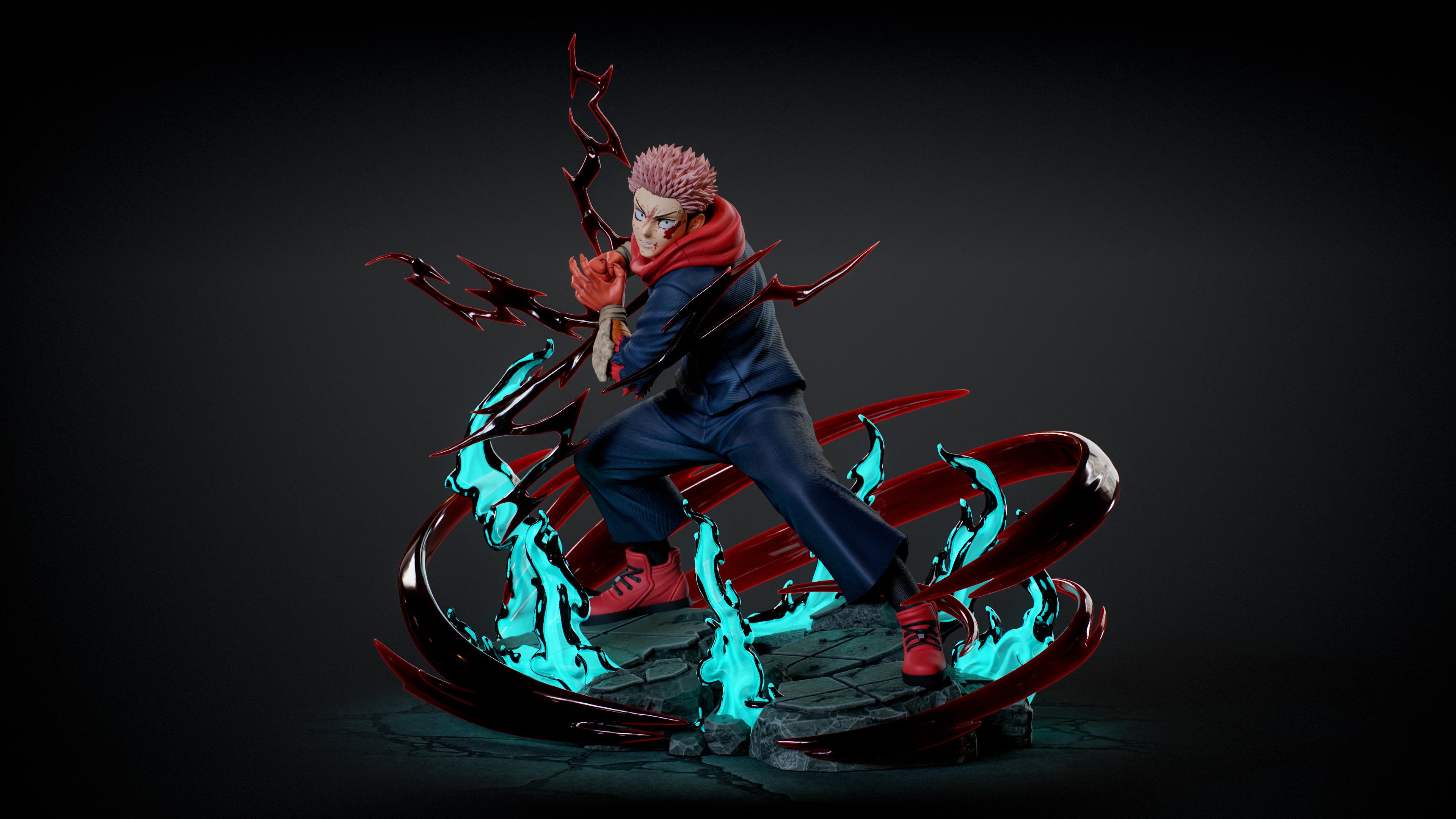 【Pre-sale】1/6 & 1/4 Scale Black Flash Itadori Yuji-Player 1 Studio