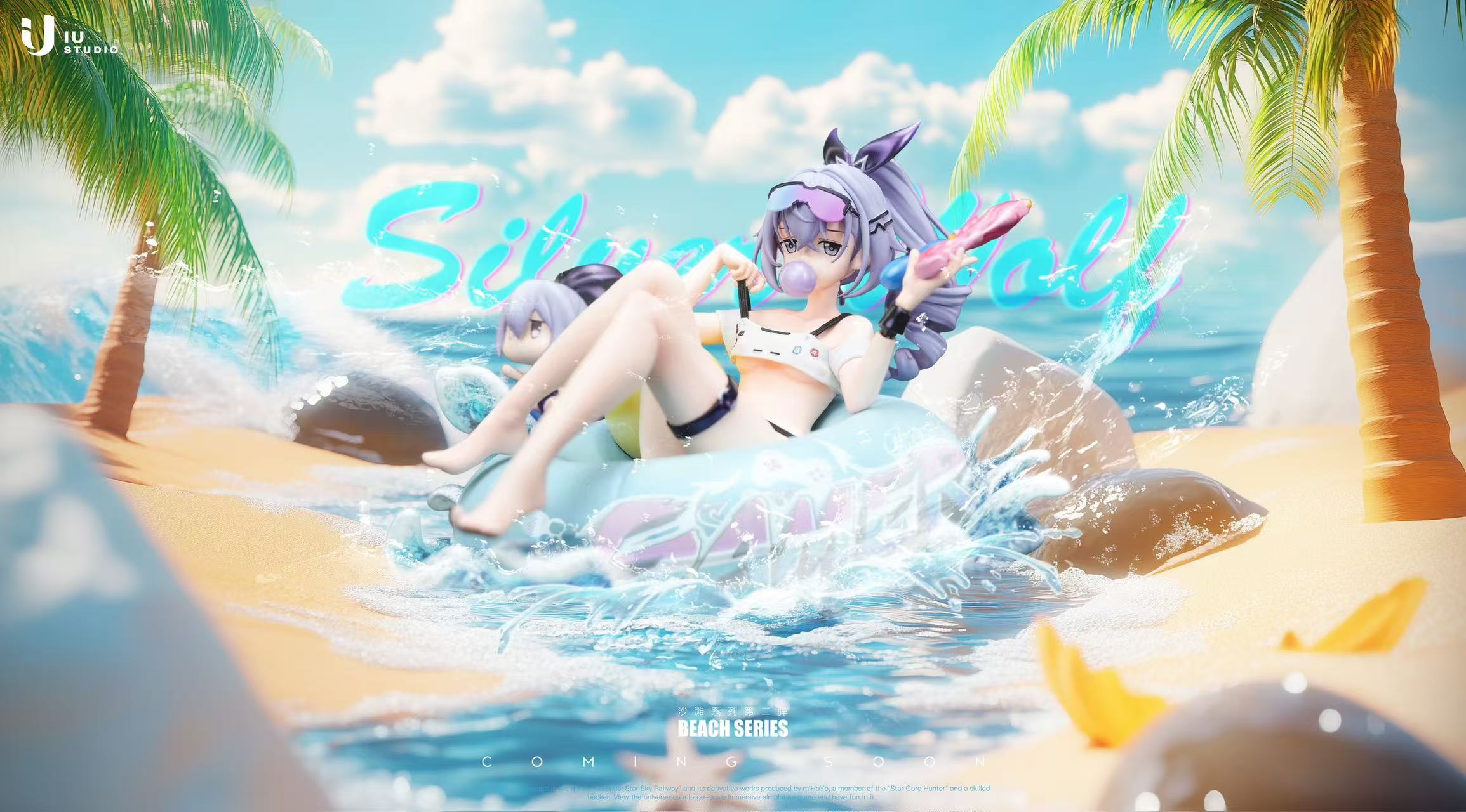 【Pre-sale】1/6 Scale Swimming Suit Silver Wolf-Honkai: Star Rail-IU Studio