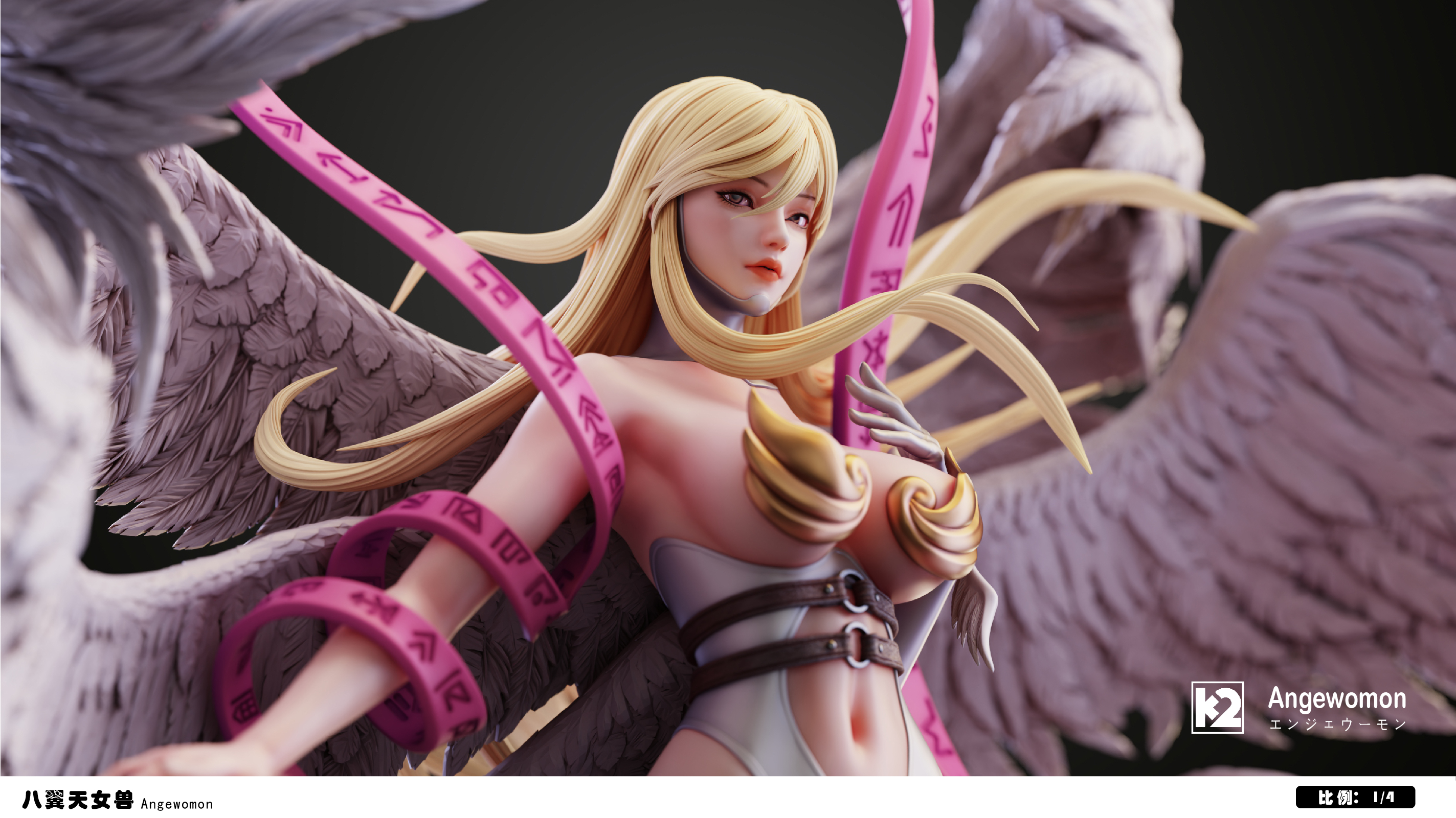 【Pre-sale】1/4 Scale Angewomon-Digimon Adventure-K2 Studio