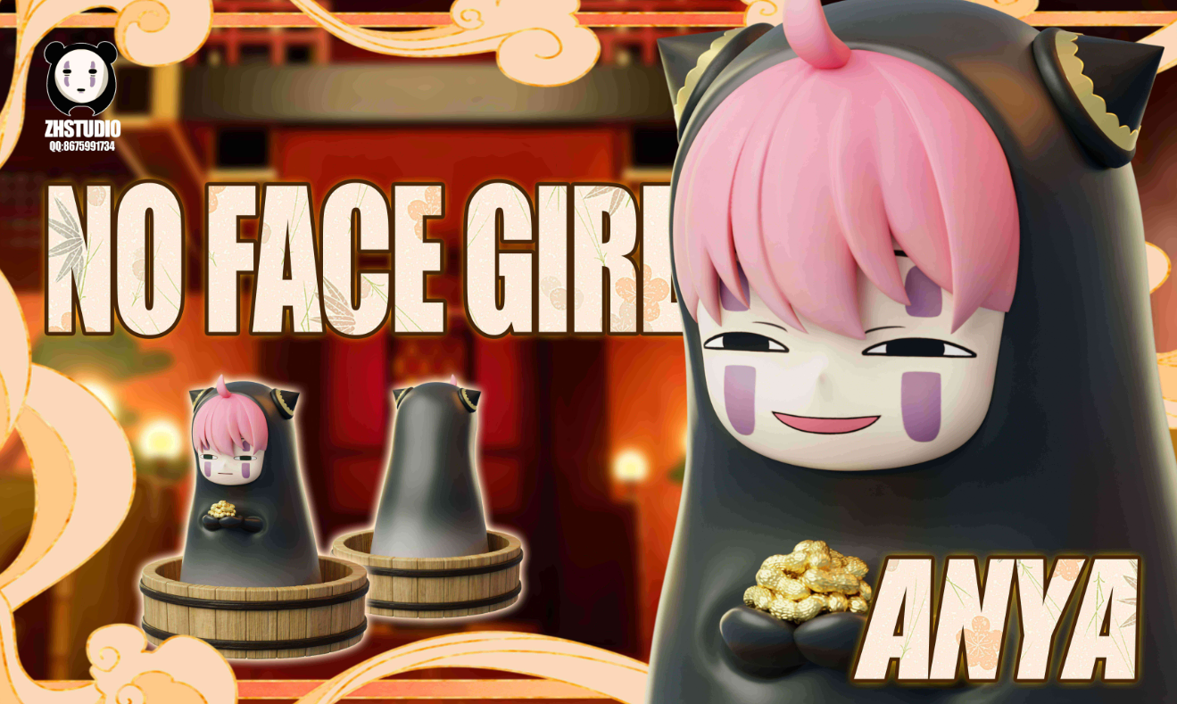 【Sold out】No-Face Anya Forger-ZhengHuo Studio