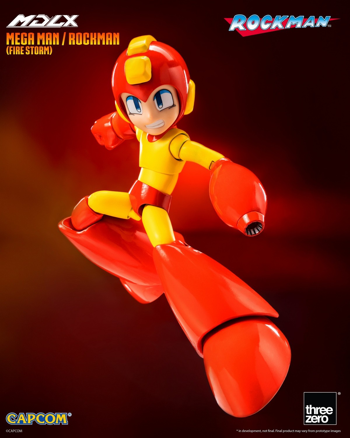 【Pre-sale】Movable Mega Man/Rockman (Fire Storm)-Mega Man-THREEZERO Studio