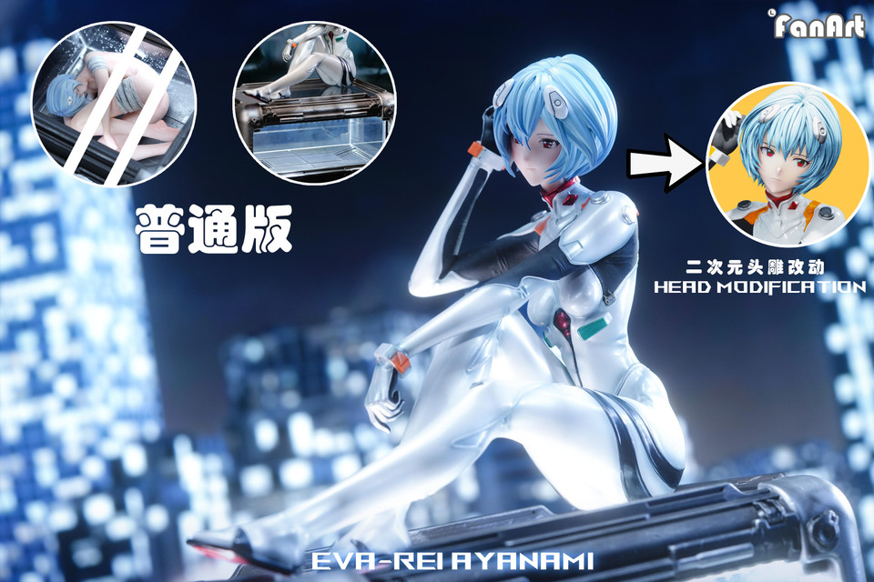 【Pre-sale】1/4 Scale Ayanami Rei with LED-EVA-FanArt Studio