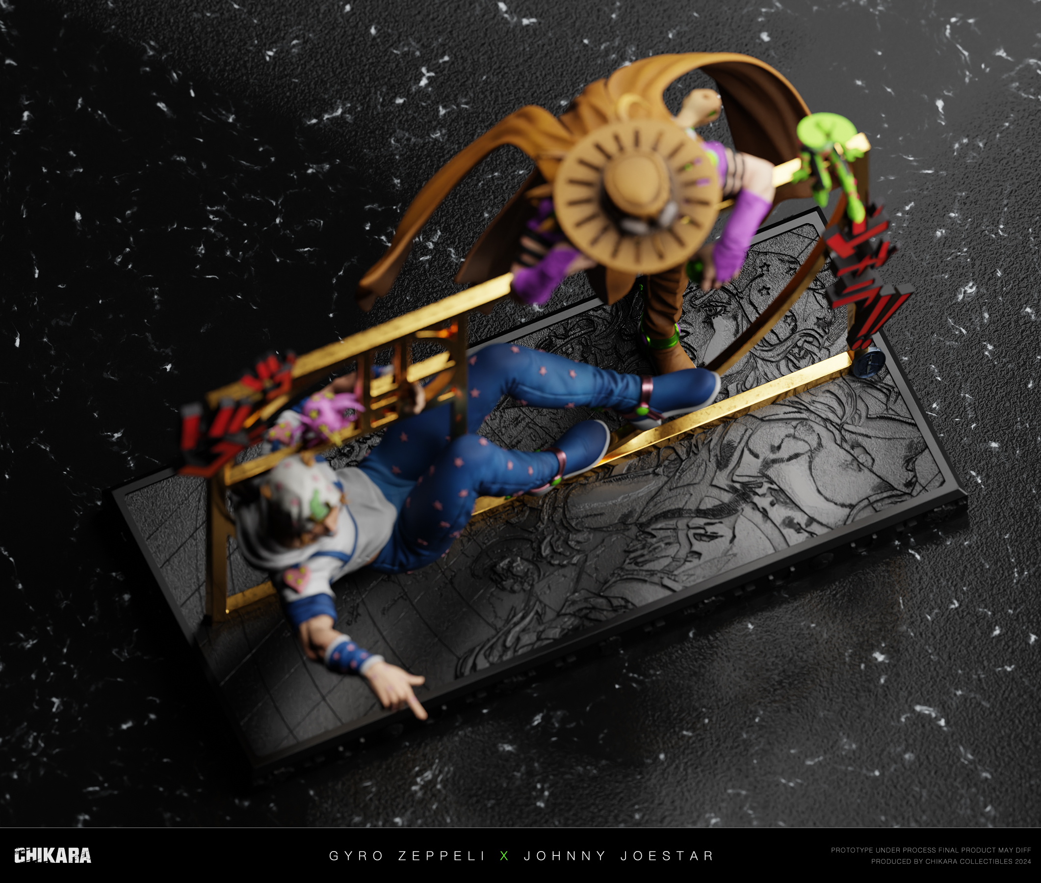 【Sold out】Gyro·Zeppeli & Johnny Joestar-JoJo's Bizarre Adventure-CHIKARA STUDIO