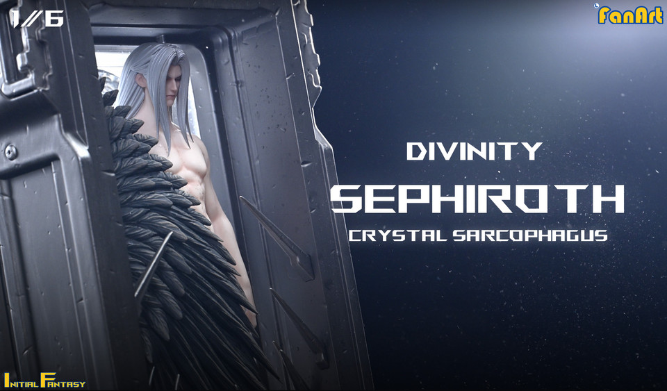 【Pre-sale】1/6 Scale Divinity Sephiroth with LED-(FF7) Final Fantasy-Fanart Studio