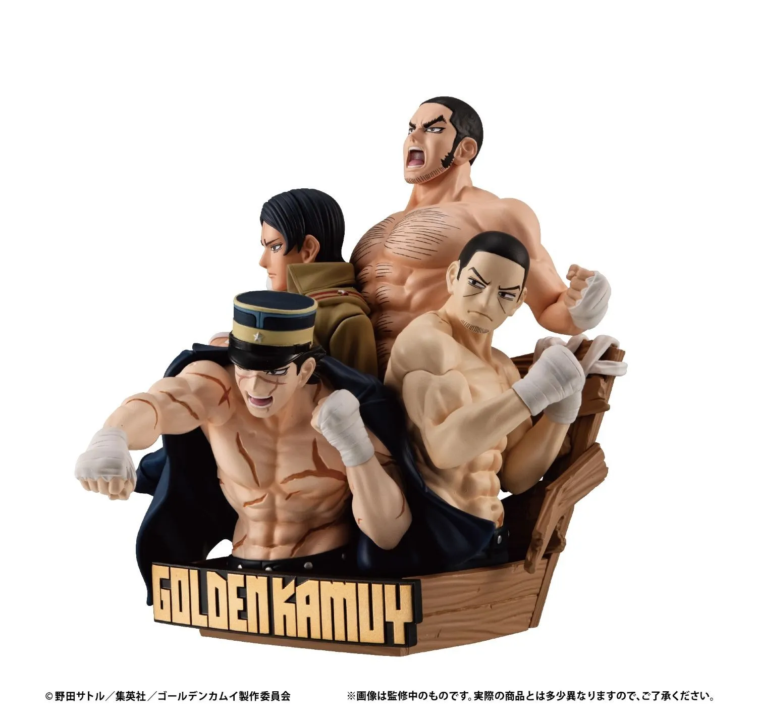 【Pre-sale】Saichi Sugimoto & Genjirou Tanigaki & Otonoshin Koito & Hajime Tsukishima-Golden Kamuy-MegaHouse
