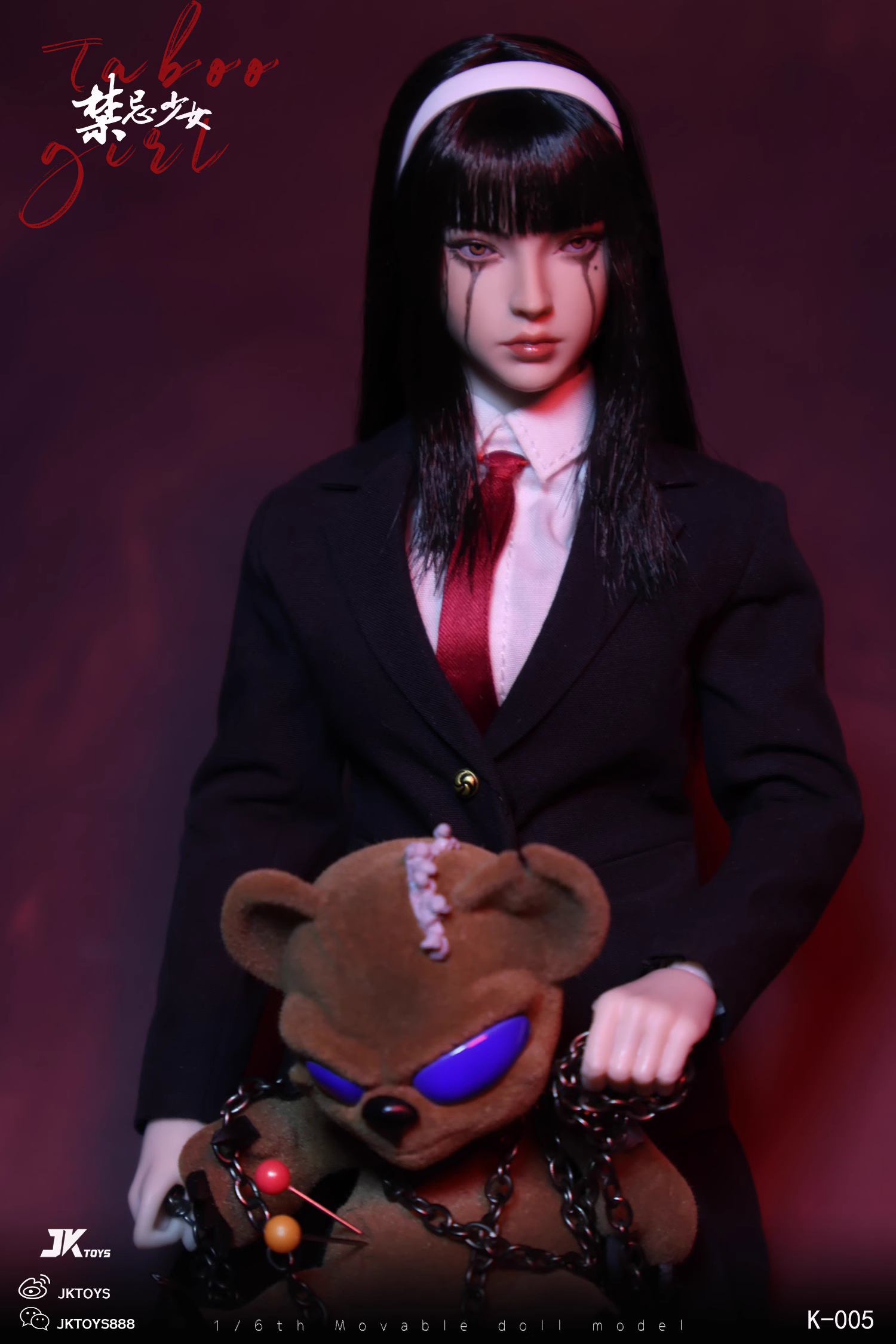 【Sold out】1/6 Scale Tomie Kawakami Cosplay Version-Tomie-JKTOYS Studio